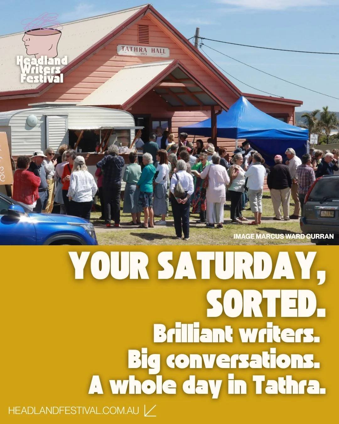 YOUR SATURDAY, SORTED.

A week from today, Tathra will be buzzing with writers, readers and some very good conversations.

There's Bob Brown on a lifetime of activism, Louise Milligan and Inessa Jackson exploring crime and storytelling, and an opport
