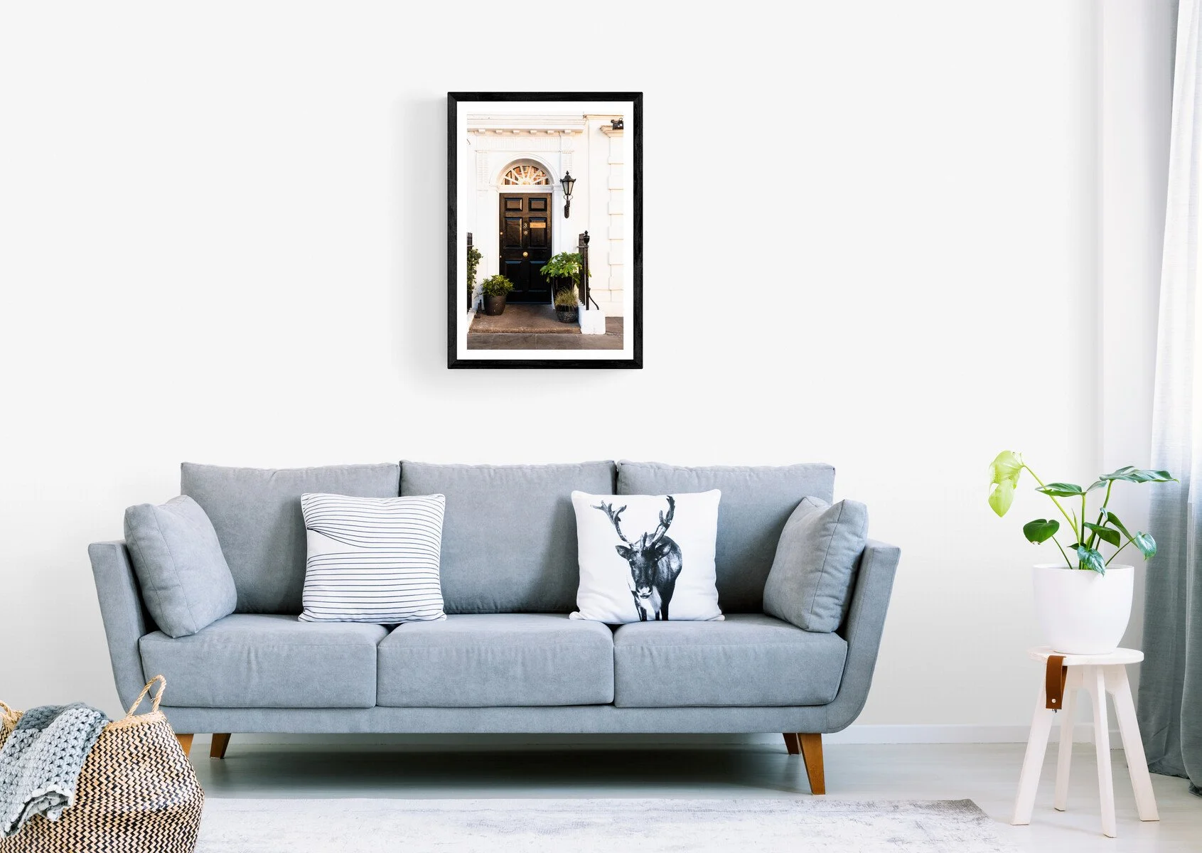 London Black Door Wall Art Covent Garden Art Print — Rue Paradis Prints