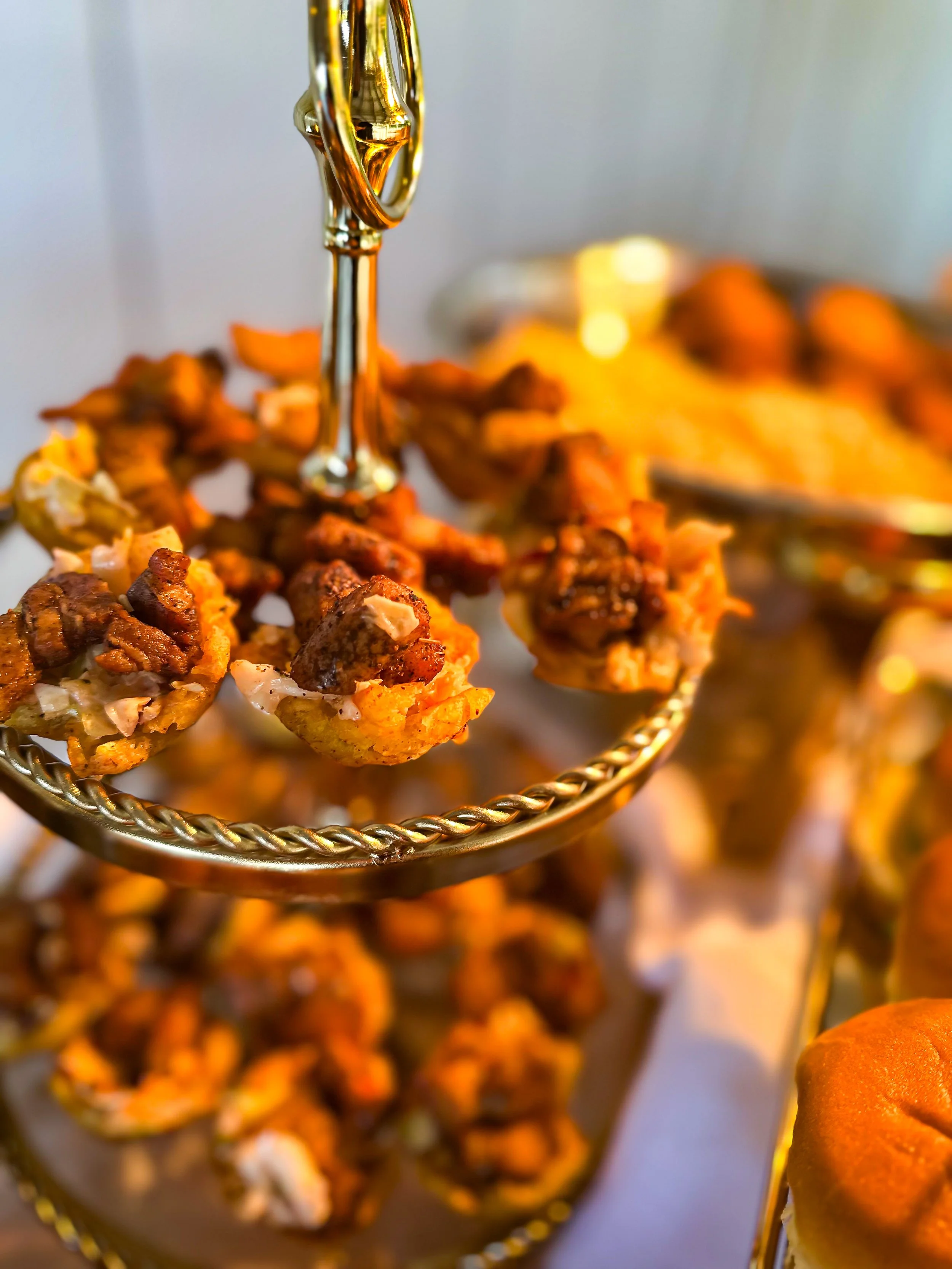 Signature culinary installation by El Puente Catering