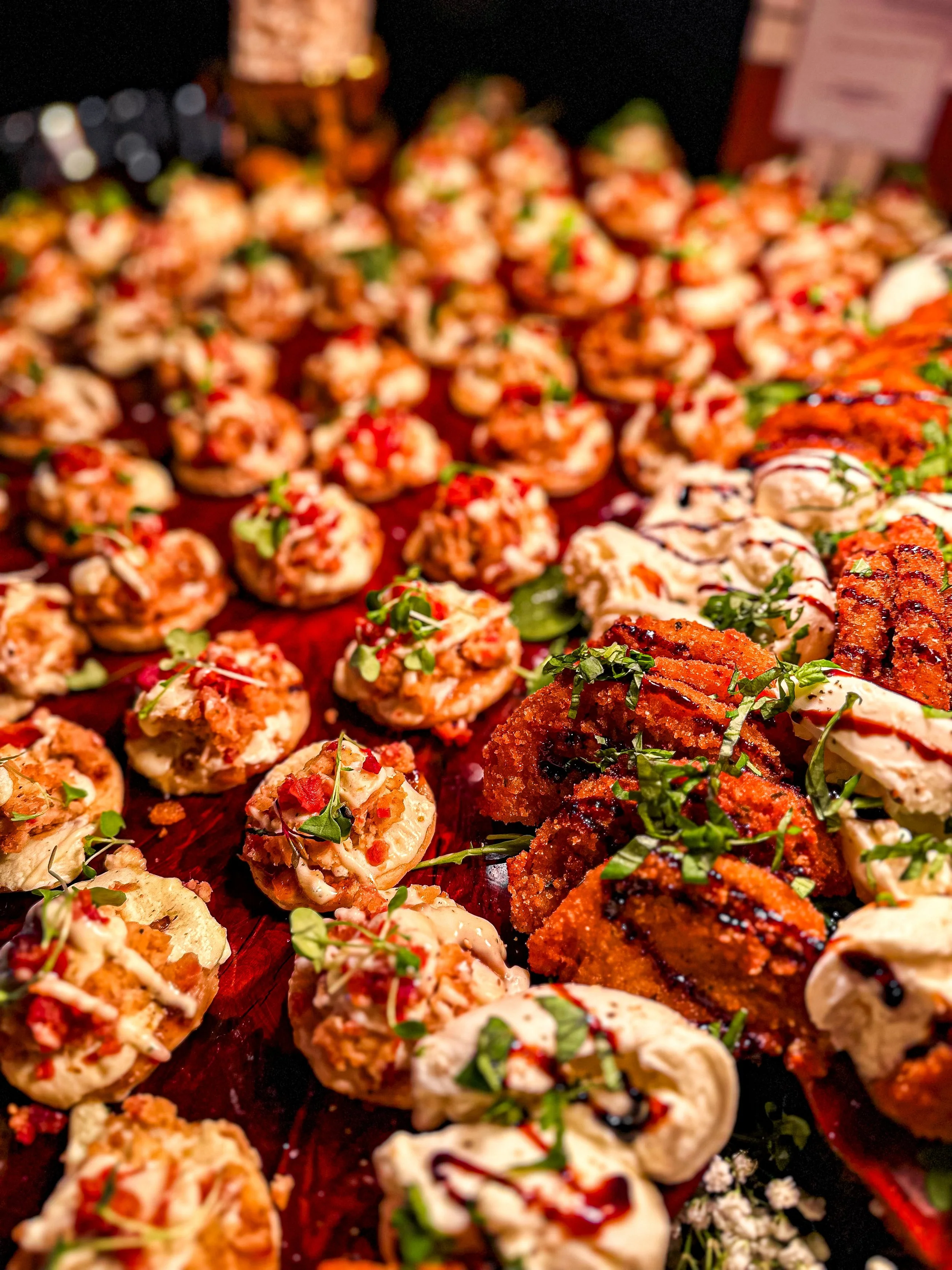 Elegant passed appetizers
