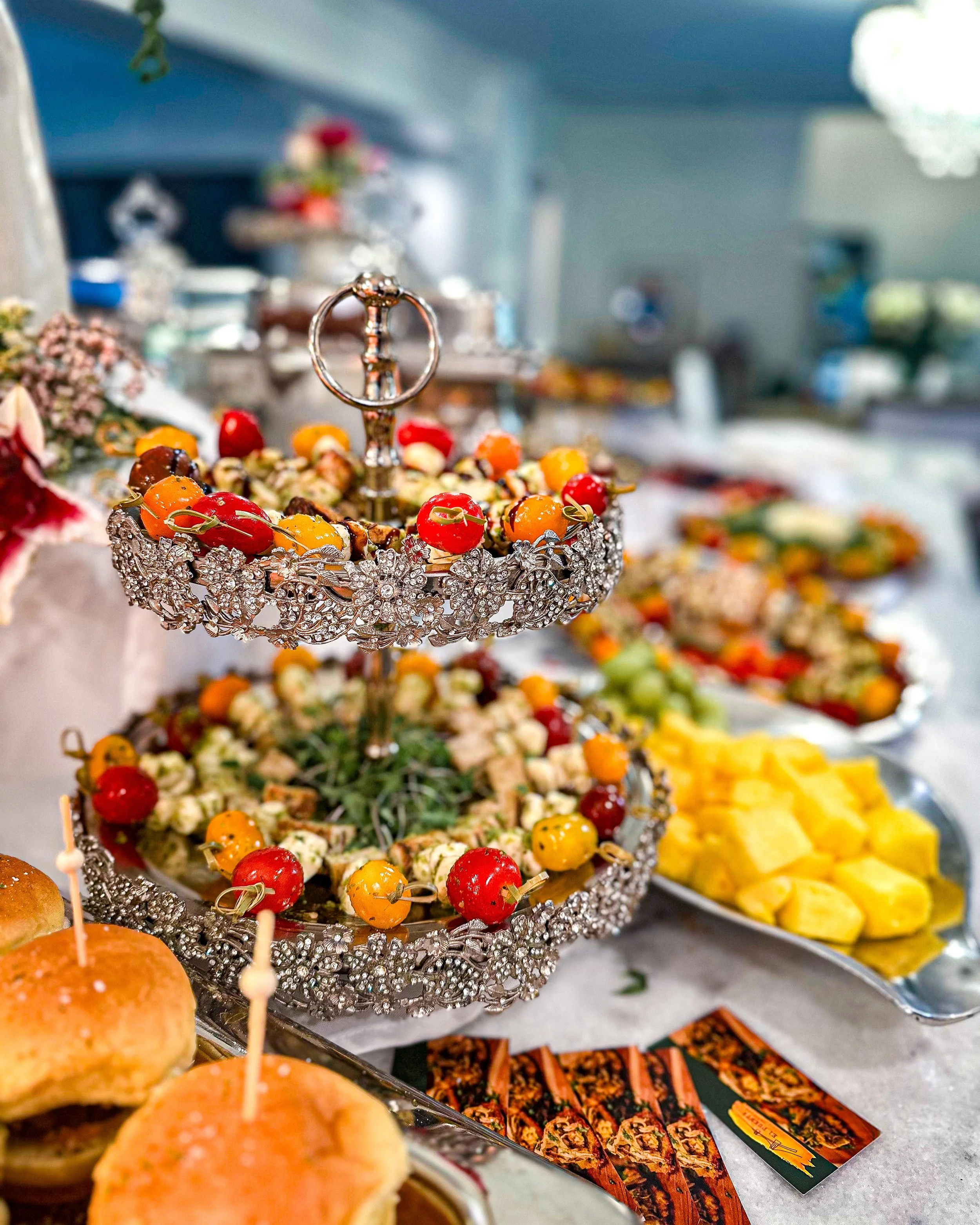 Preparing luxury catering experience
