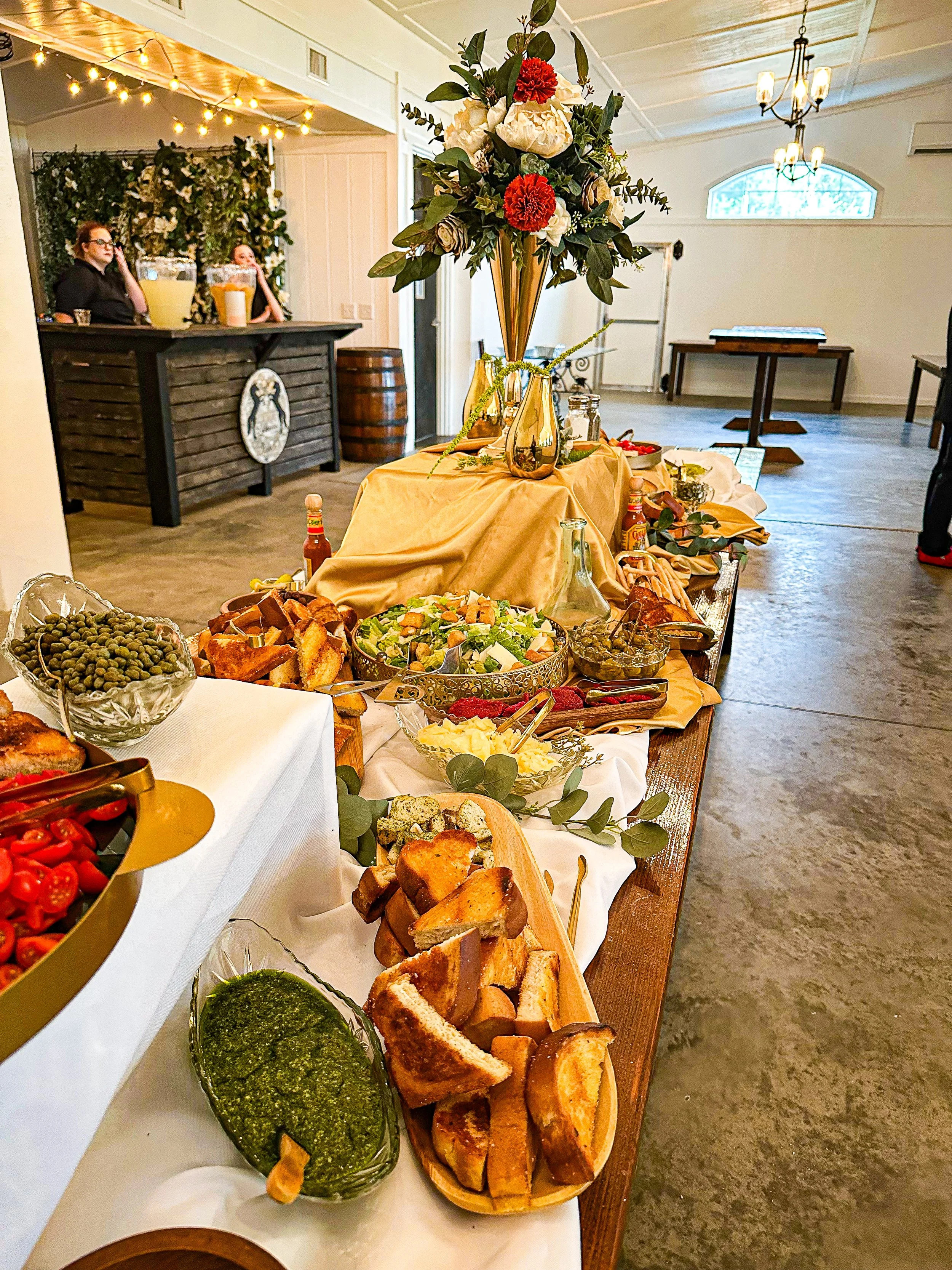 Beautiful catered event decor
