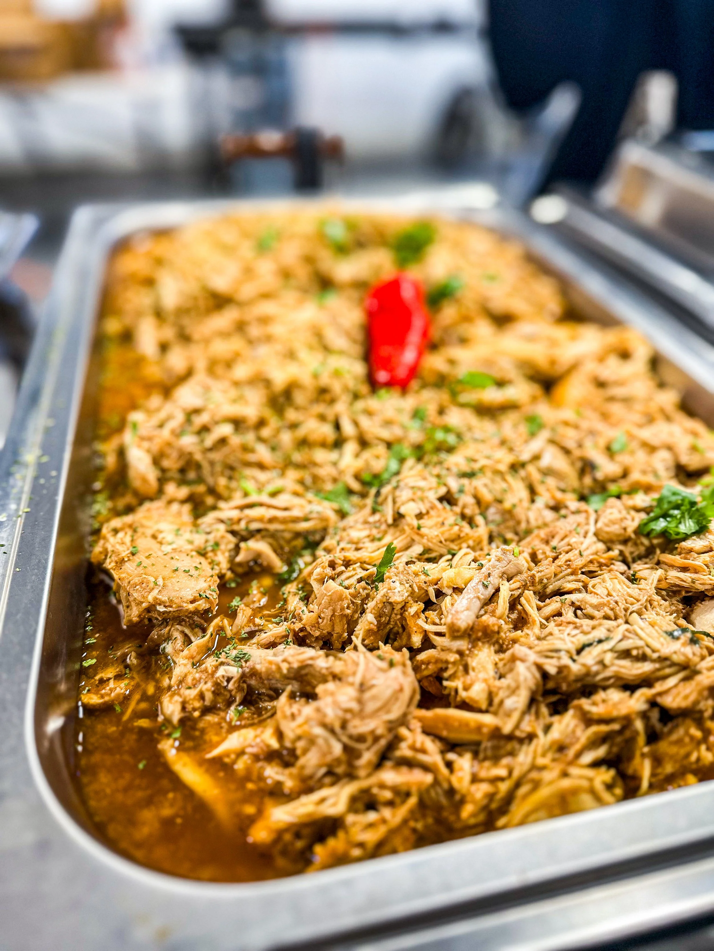 Signature culinary installation by El Puente Catering
