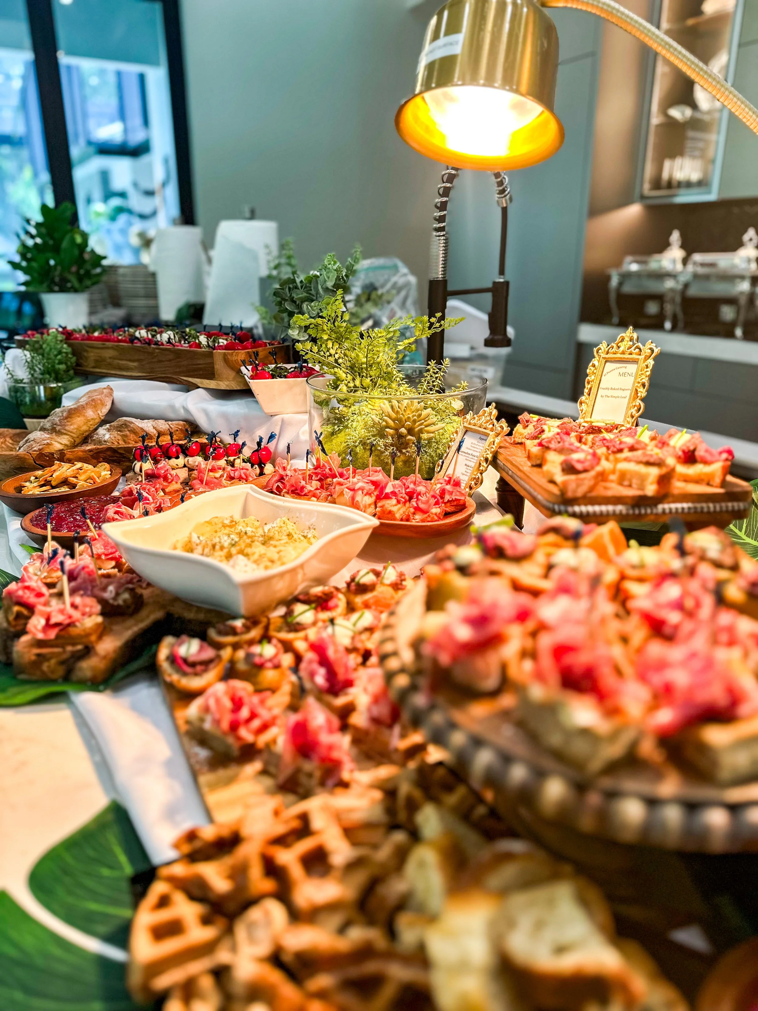 Luxury wedding catering at a horse farm in Ocala
