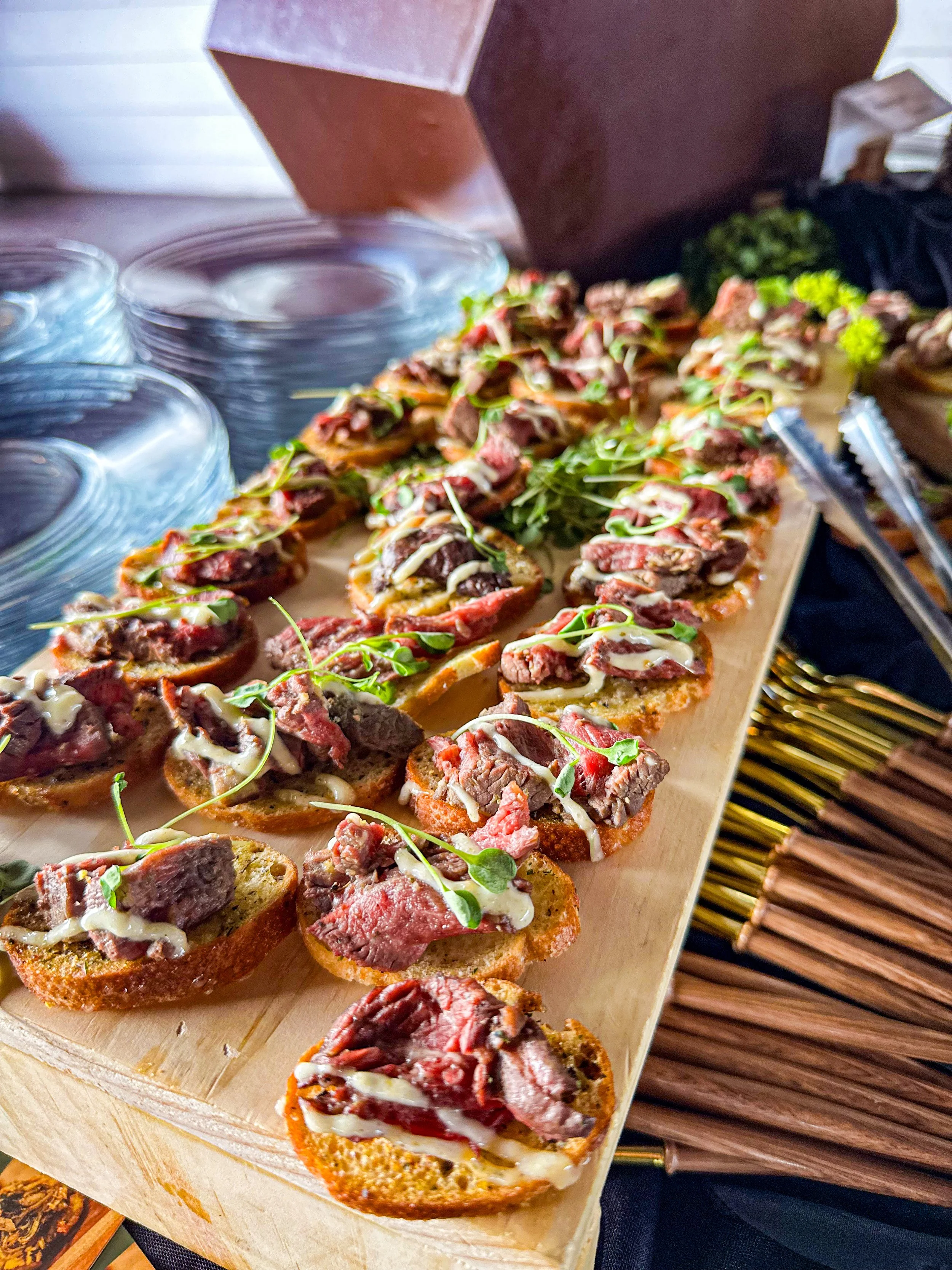 Beef Tenderloin Crostini