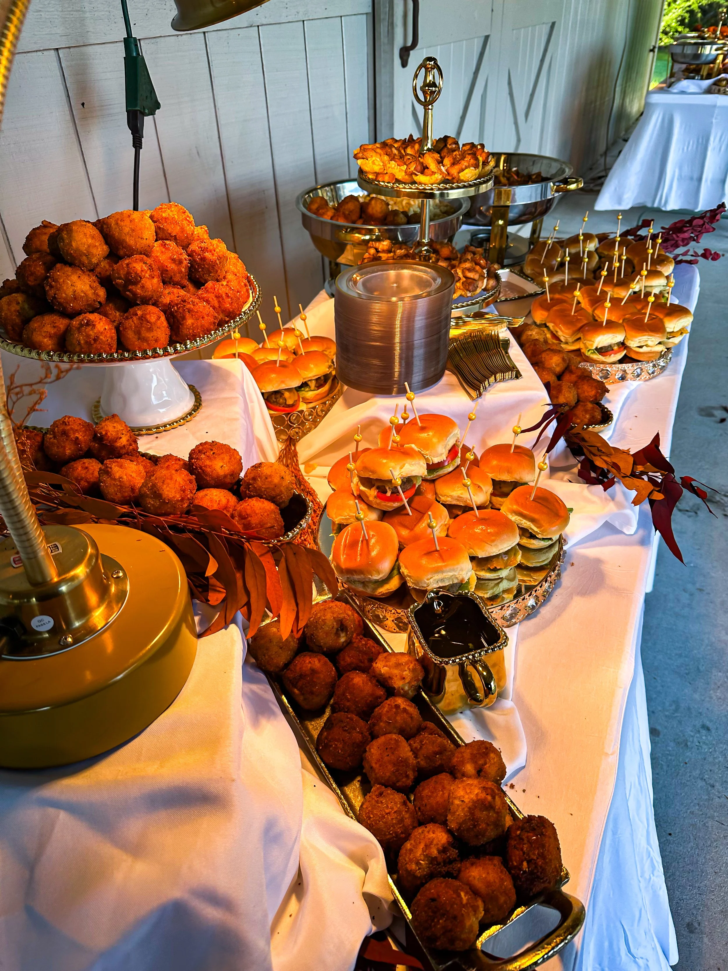 Fine dining table presentation
