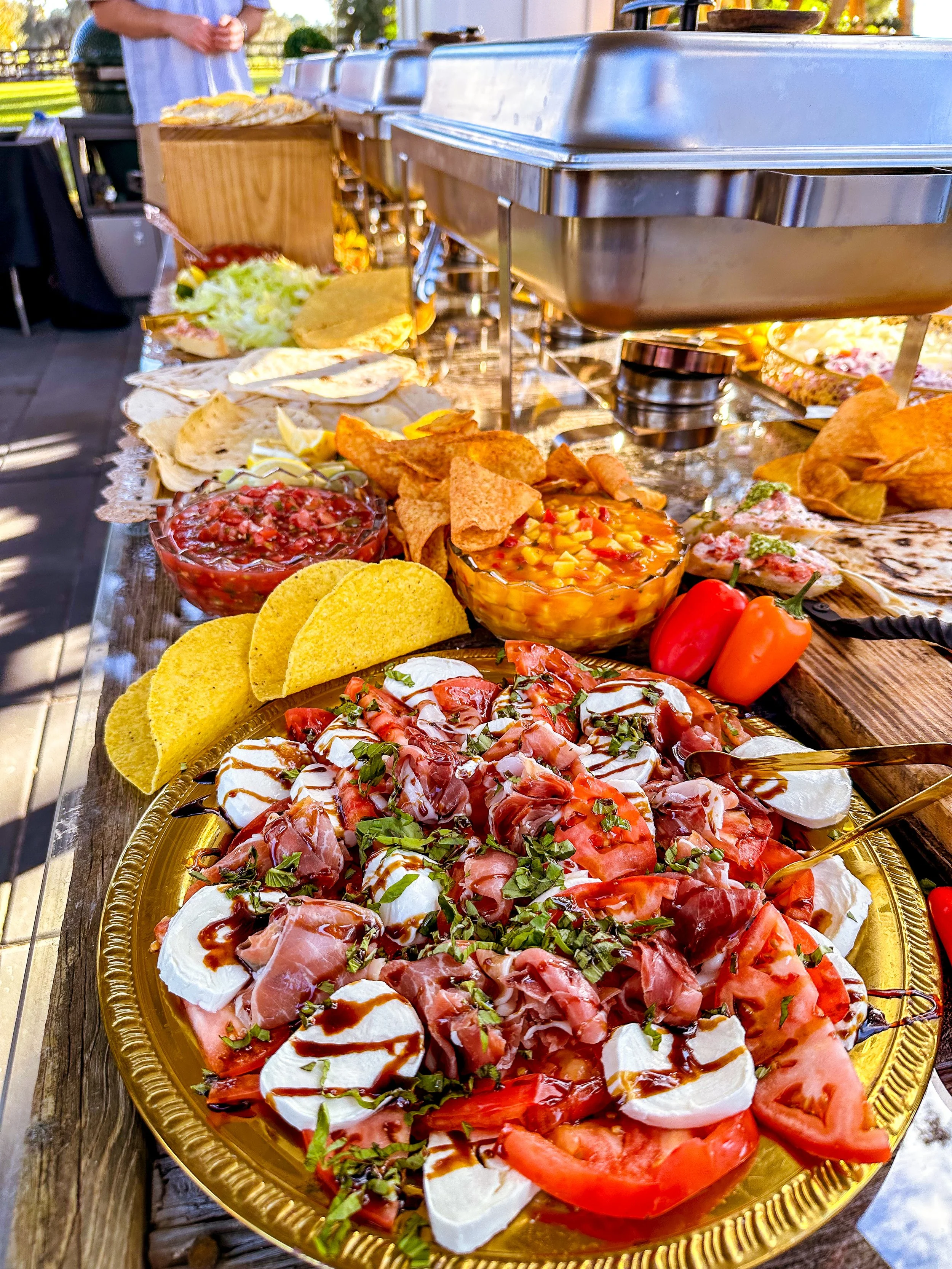Signature culinary installation by El Puente Catering
