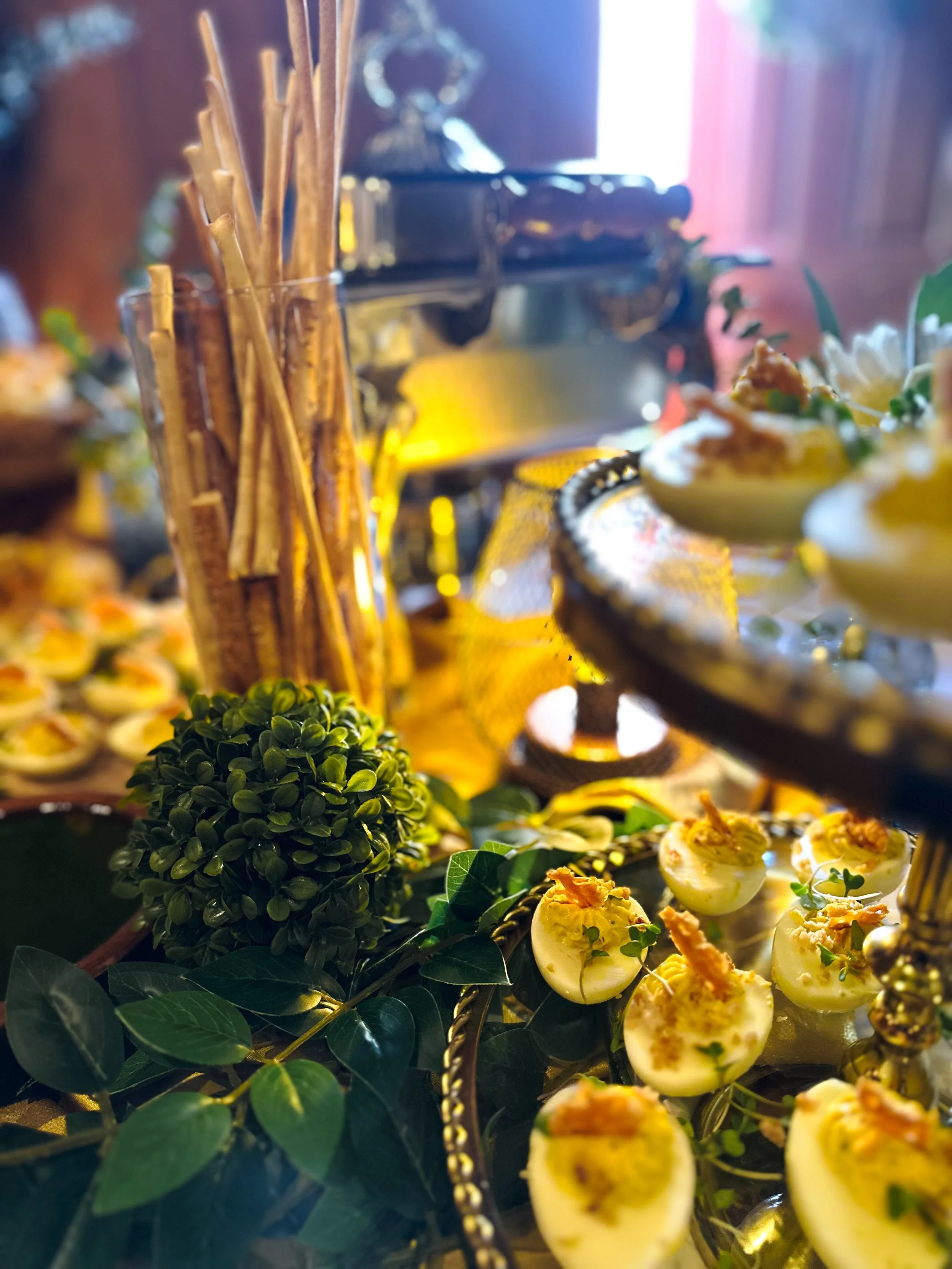Luxury buffet installation
