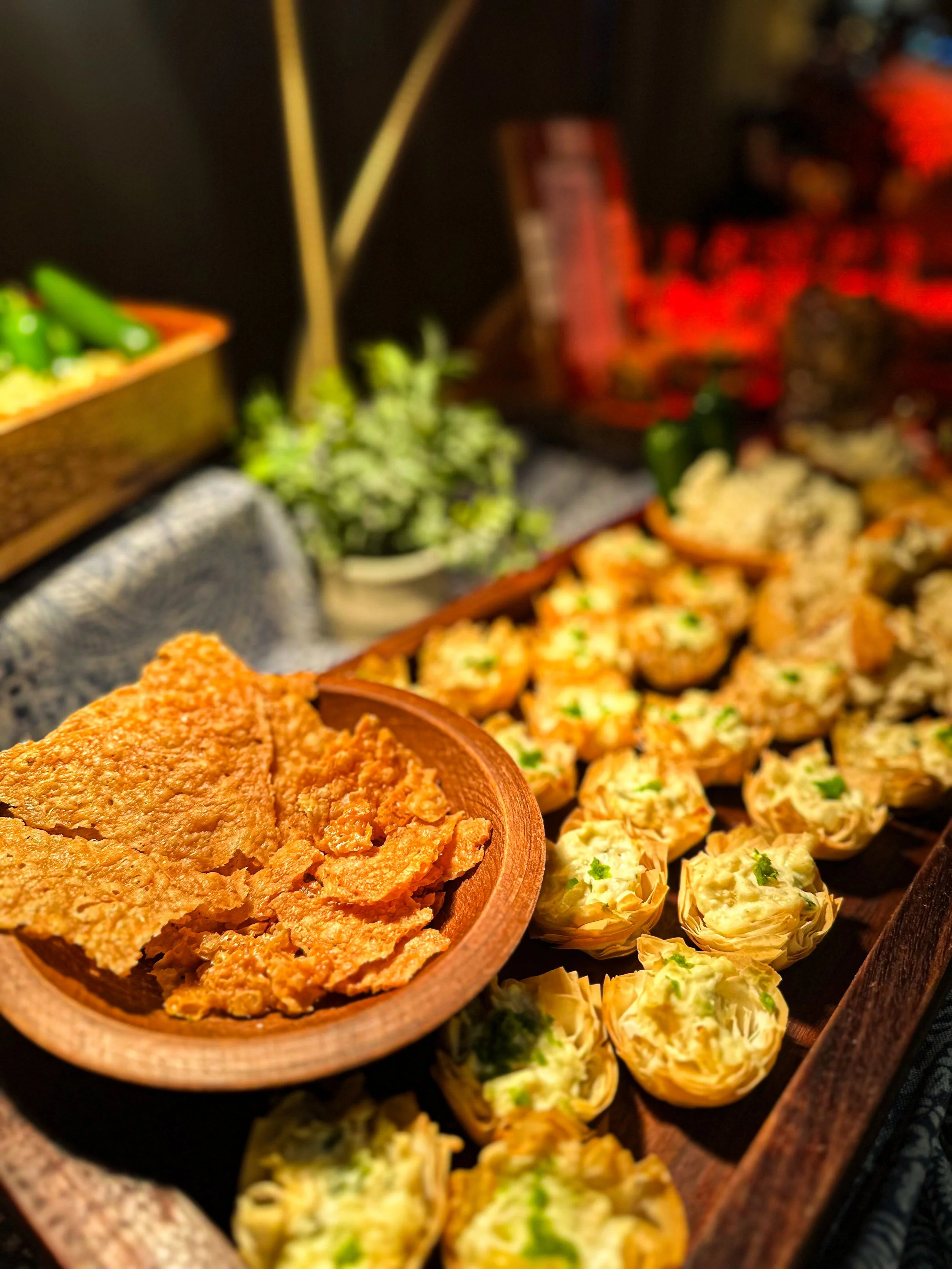 Luxury appetizer station
