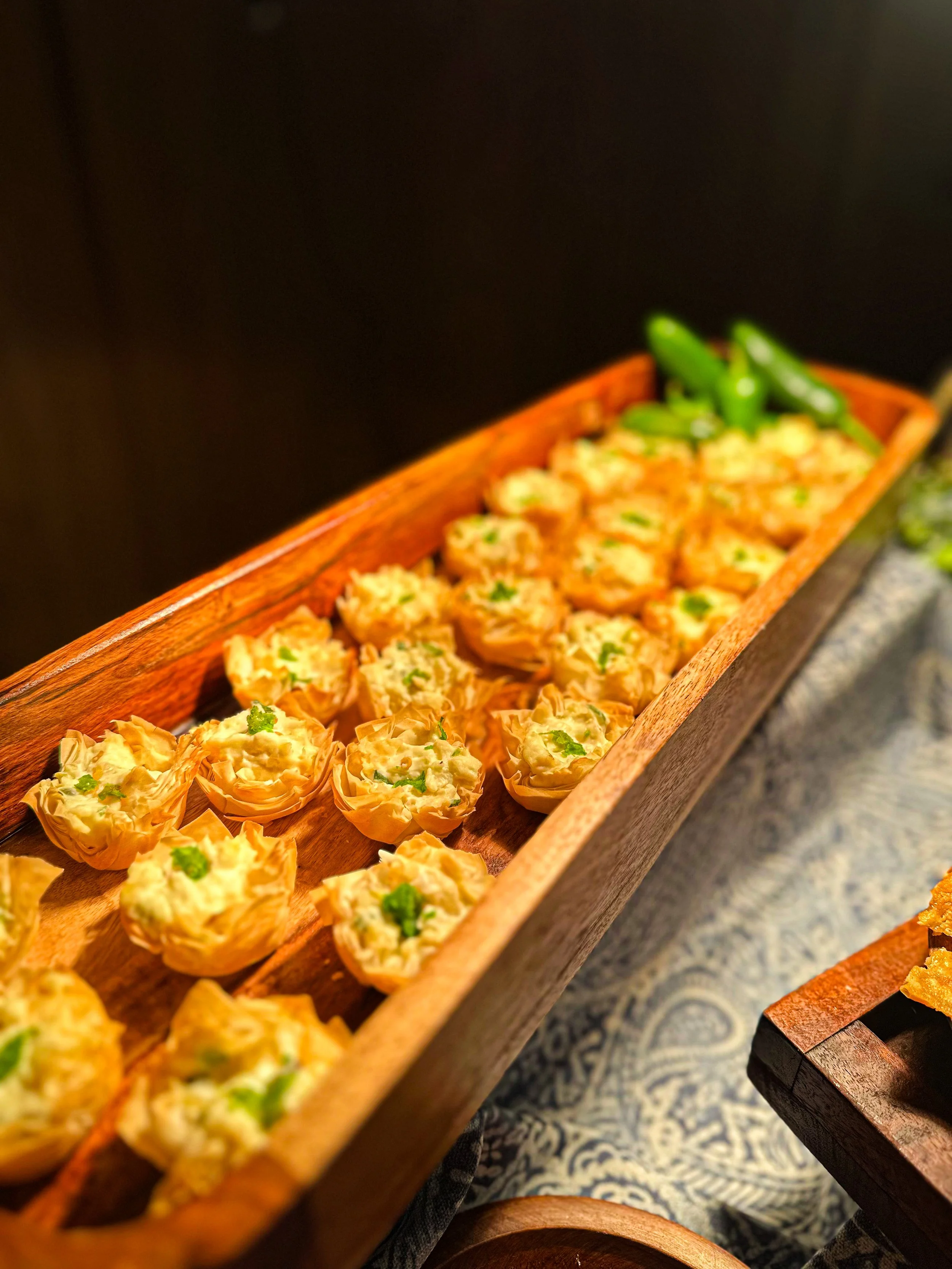 Luxury buffet installation
