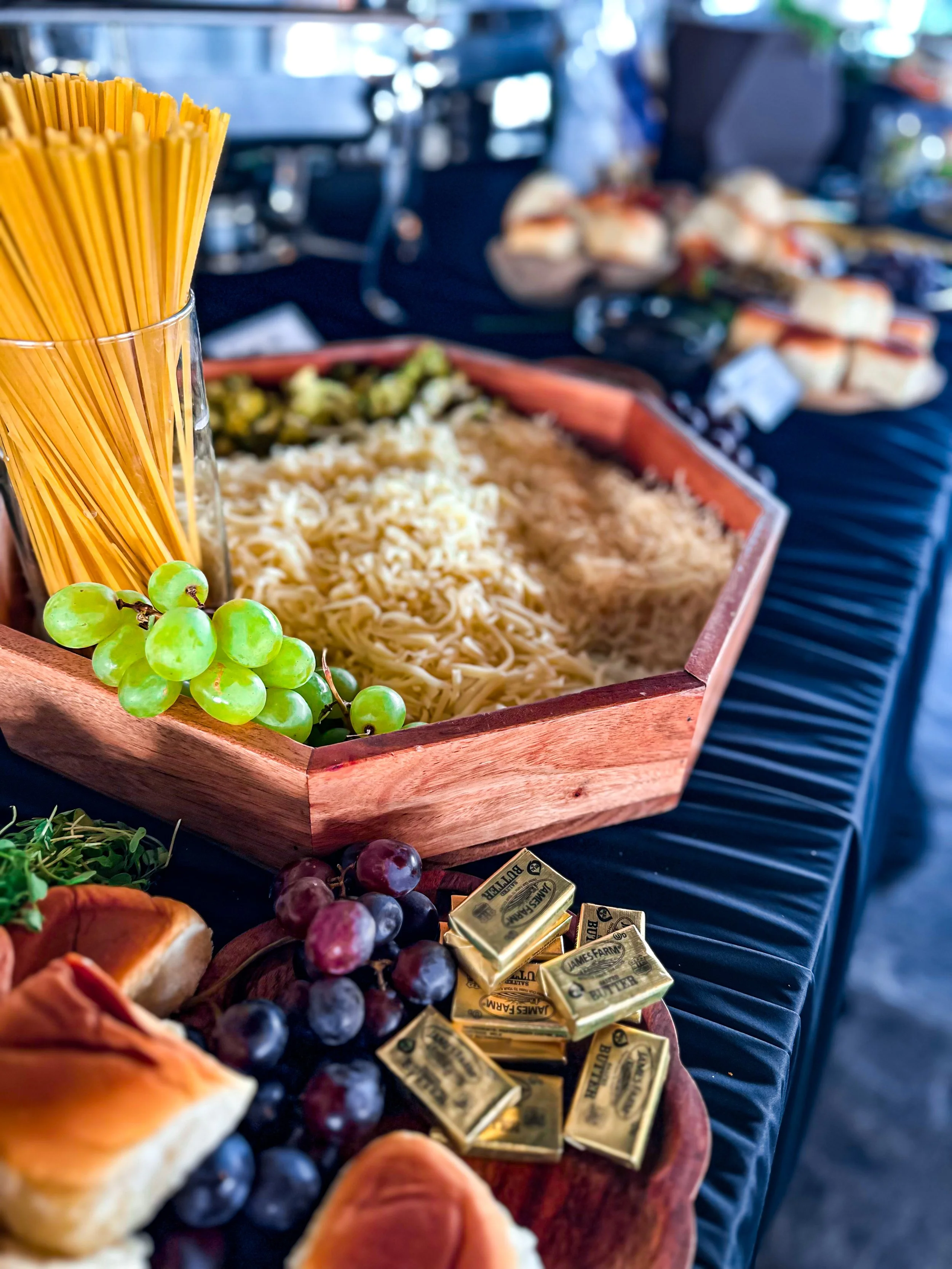 Elegant pasta station
