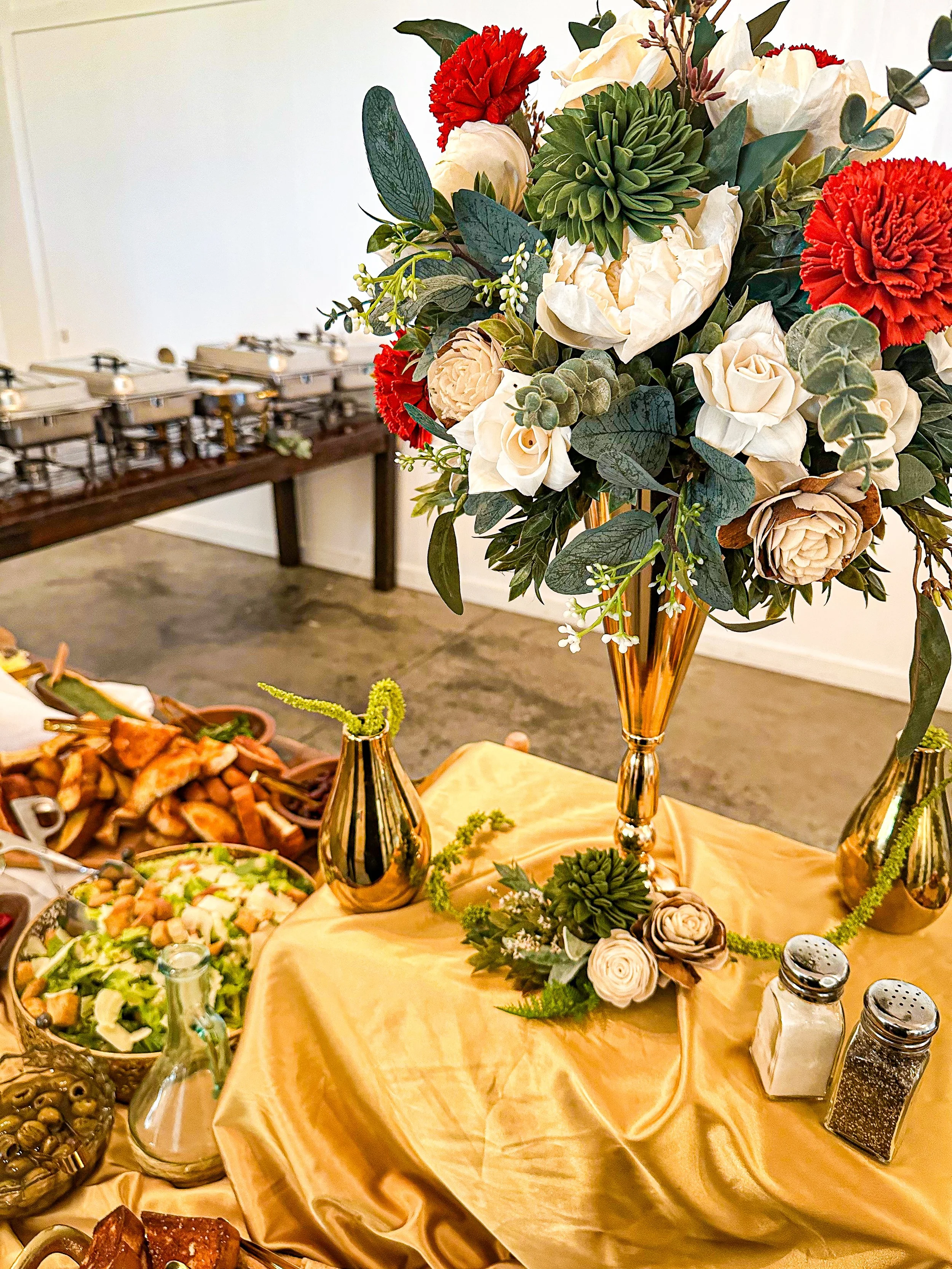 Beautiful catered event decor
