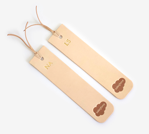 Australian Made Genuine Leather Bookmark w/Logo. Add Initials!
From $15.99ea