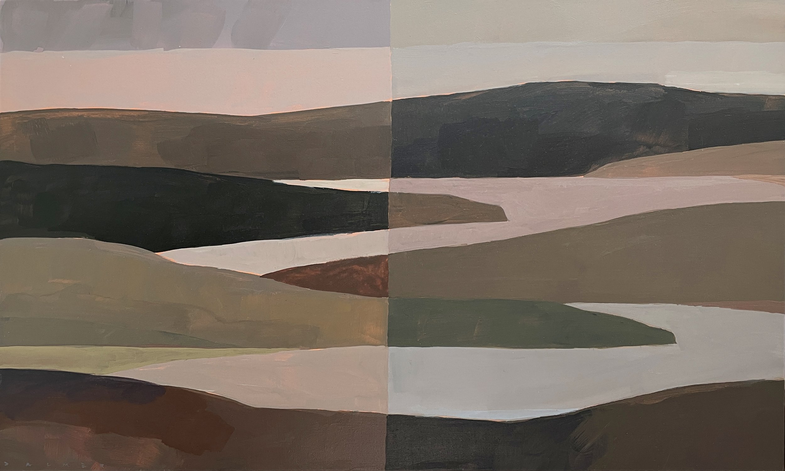 Simon Palmer "Diurnal Landscape – Watercourse No.1"