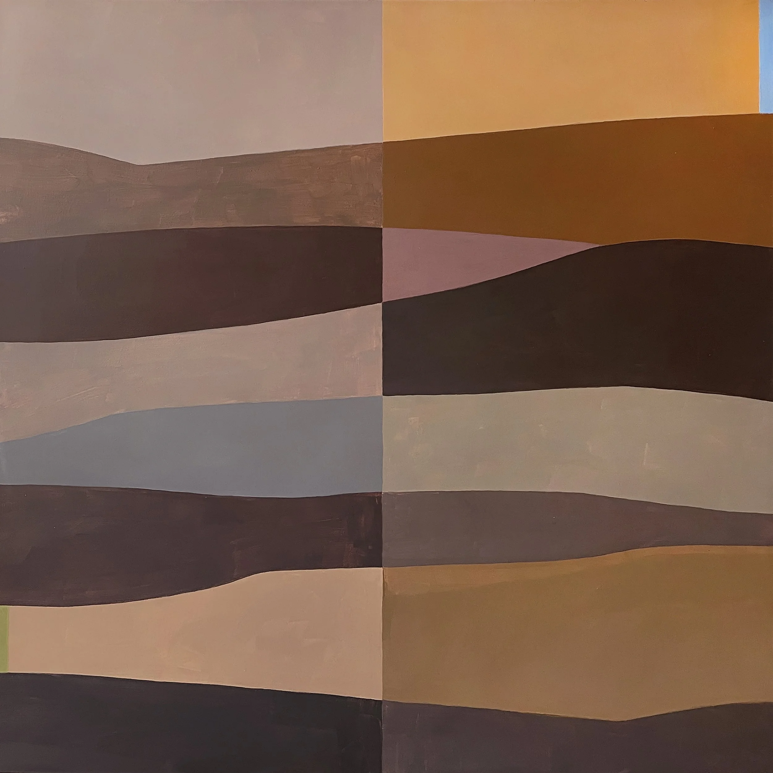 Simon Palmer "Diurnal Landscape – Ochre Overview"