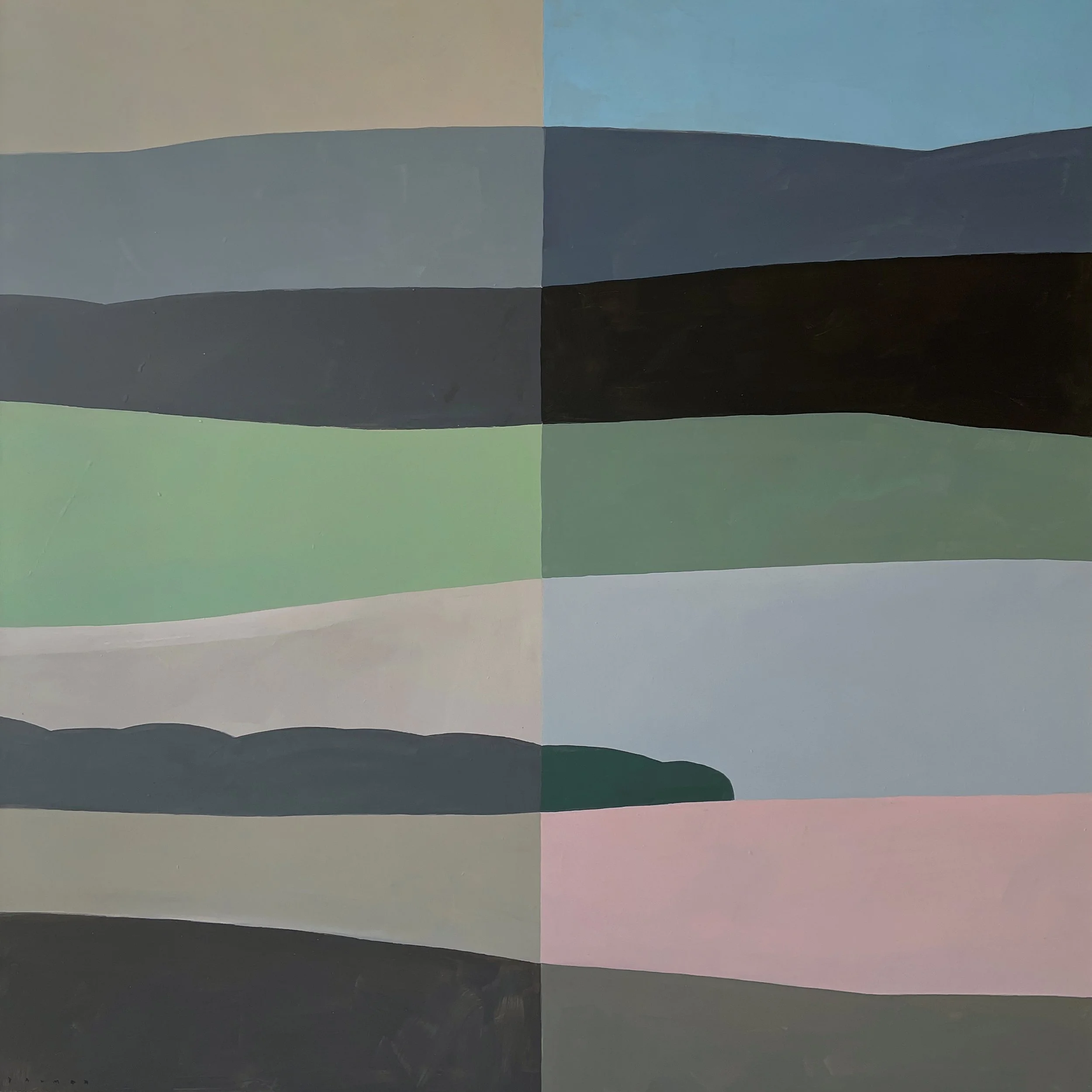 Simon Palmer "Diurnal Landscape – Pastel Poetry"