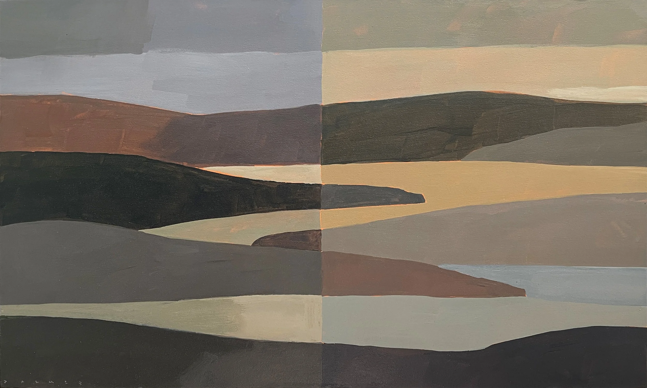 Simon Palmer "Diurnal Landscape – Watercourse No.2"
