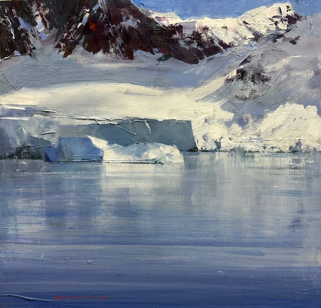 Antarctica 9th February 3.17 pm 2022. 33 x 35 cm $4800.jpeg