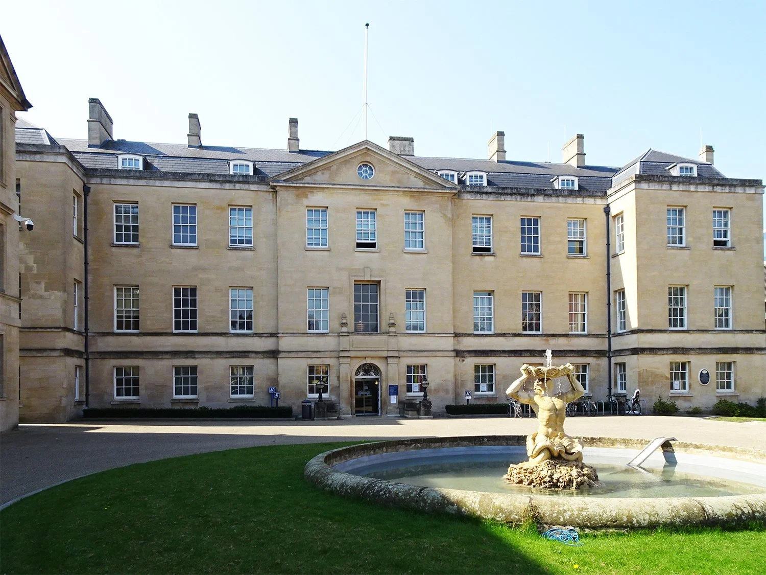 The exterior of the Radcliffe Humanities Building, which houses the Oxford Philosophy Faculty.