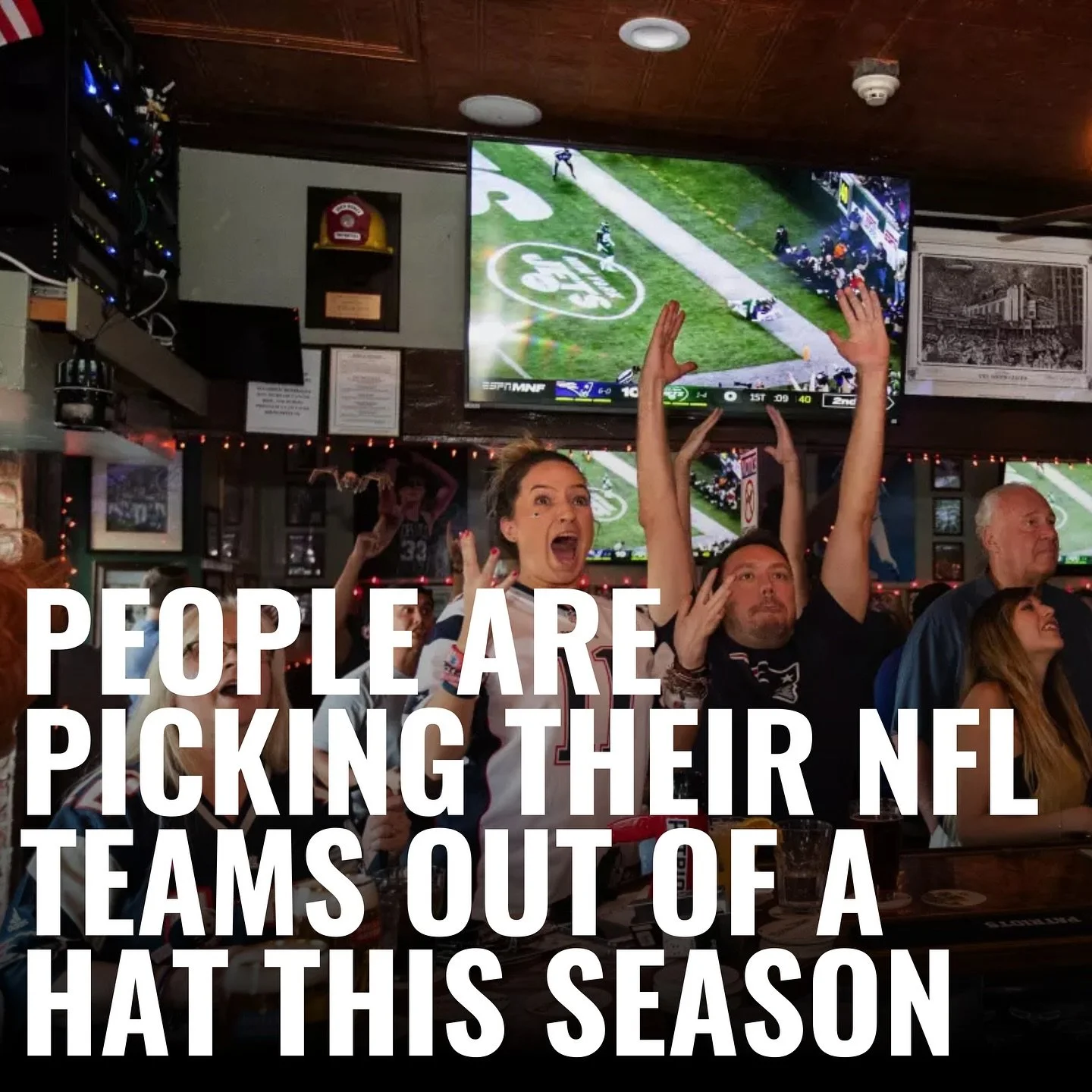 Young, casual fans are treating allegiance like a game by drawing teams at random and rooting for them all season. As NFL knowledge broadens, those without strong allegiances are finding fun in the ritual of simply having a team to cheer for. It is l