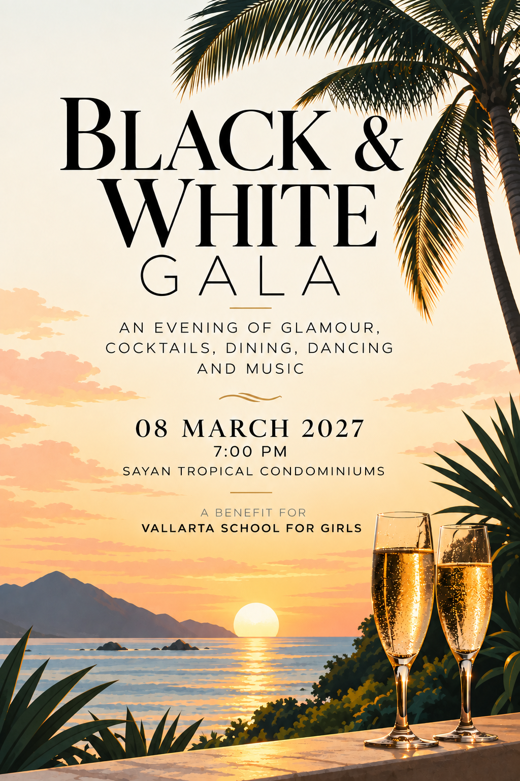 Black & White Tropical Sunset Gala.png