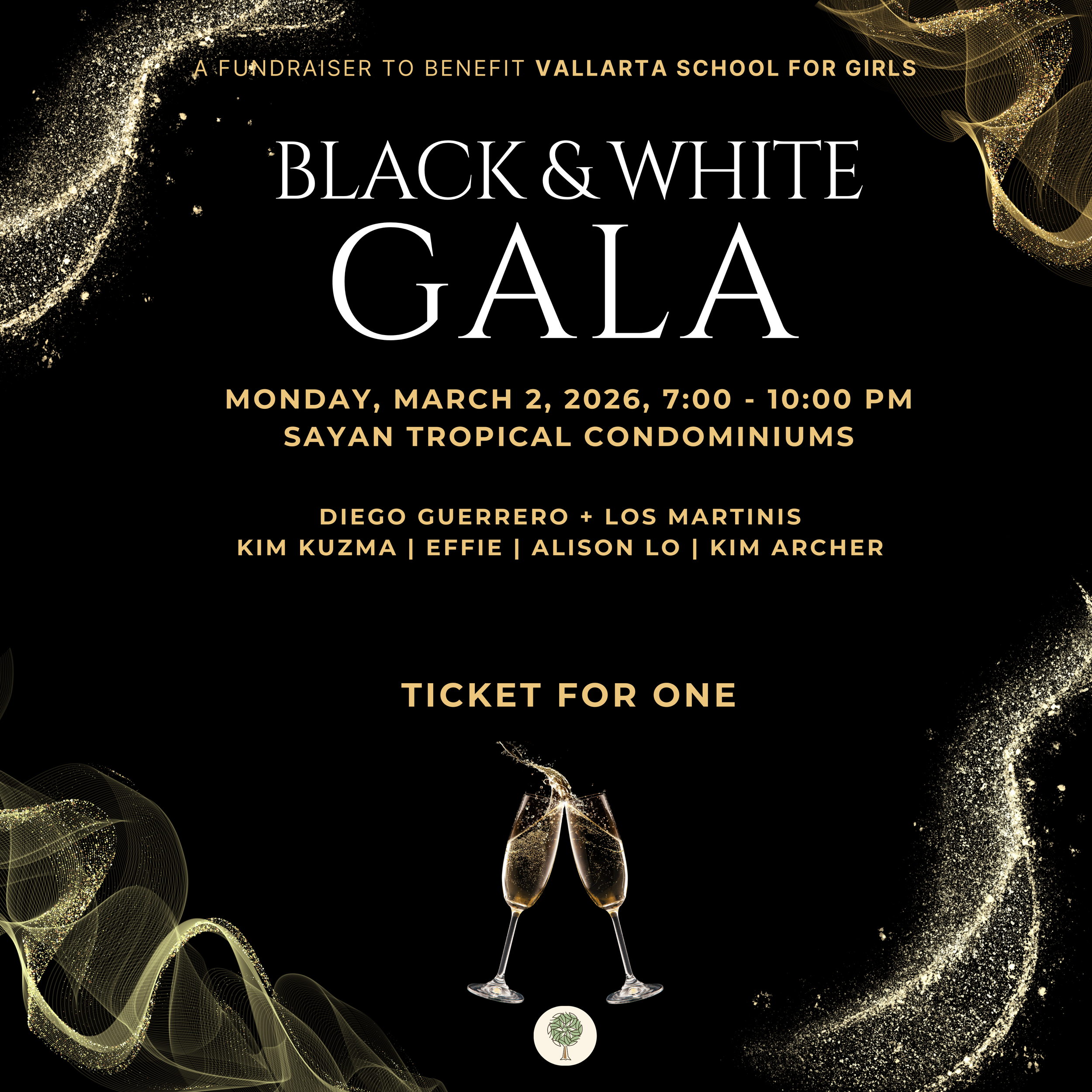 BLACK & WHITE GALA - FOR ONE