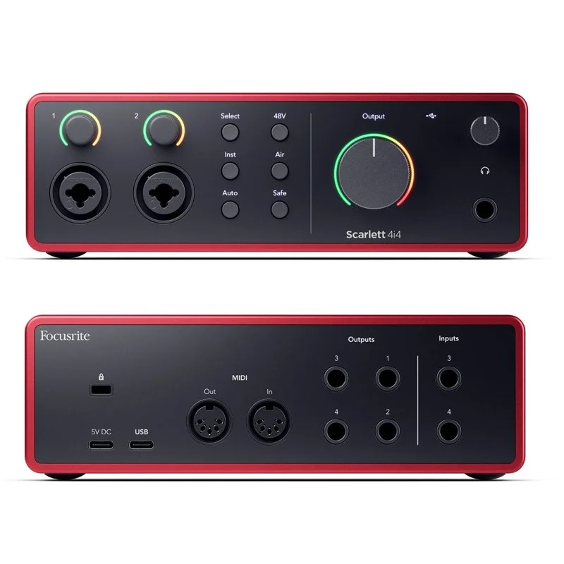 Focusrite Scarlett 4i4 4th Gen Audio Interface