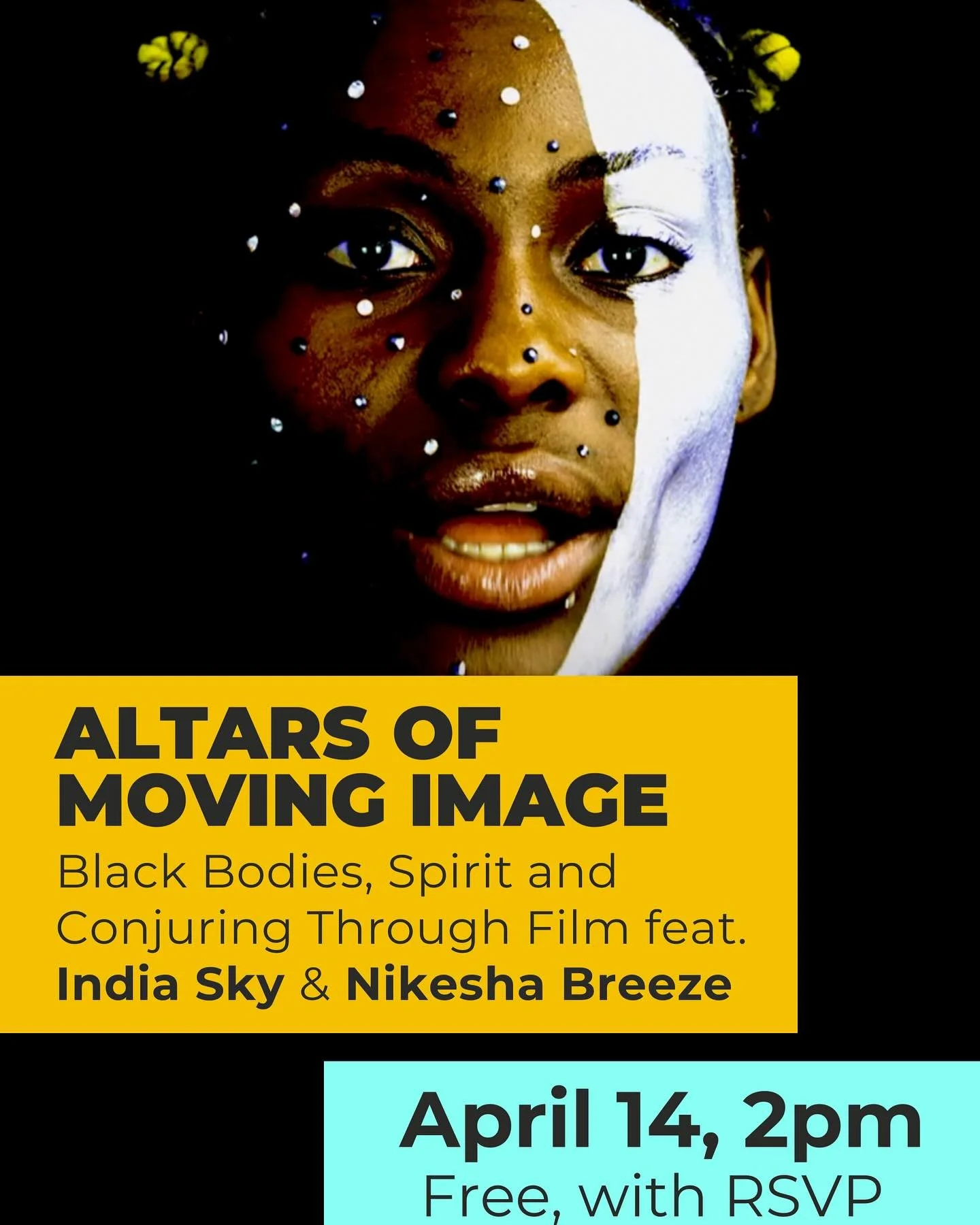 Next week at @meowwolfsantafe 
APRIL 14th 2pm FREE WITH RSVP ( link in bio 

Nikesha Breeze and India Sky are award-winning Black filmmakers tied to and inspired by the landscape and history of New Mexico. 

Nikesha Breeze is a multidisciplinary arti