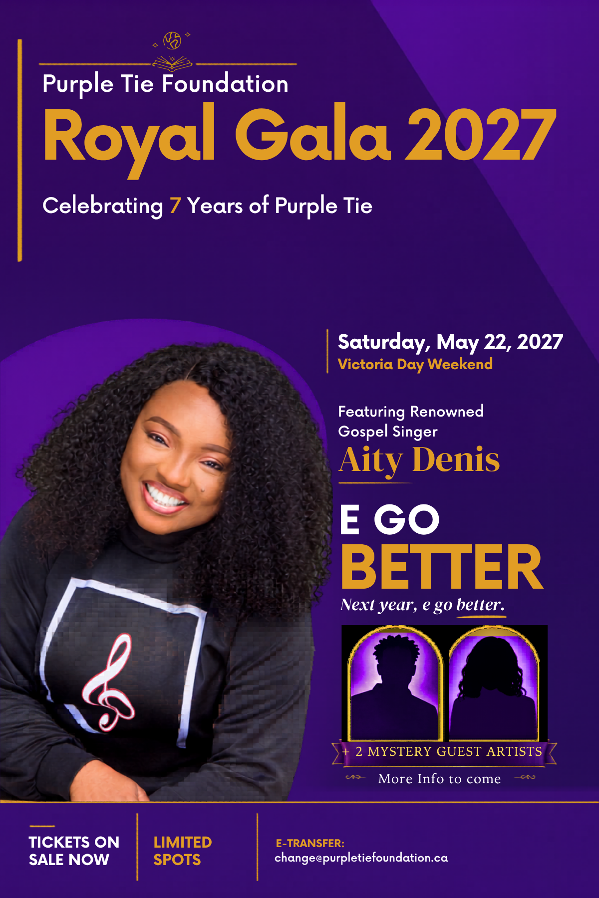 Purple Tie Foundation Royal Gala 2027