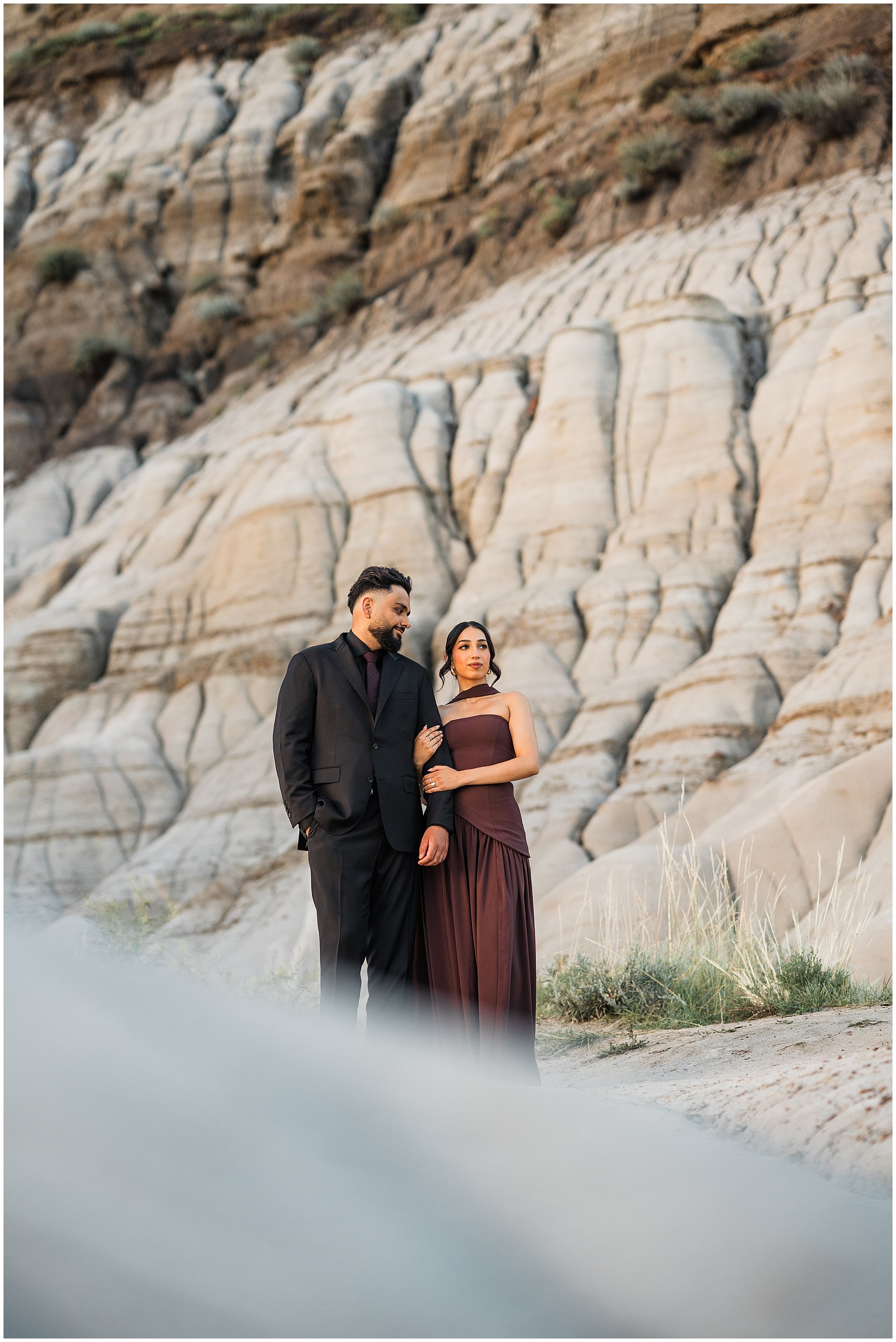 Drumheller engagement session