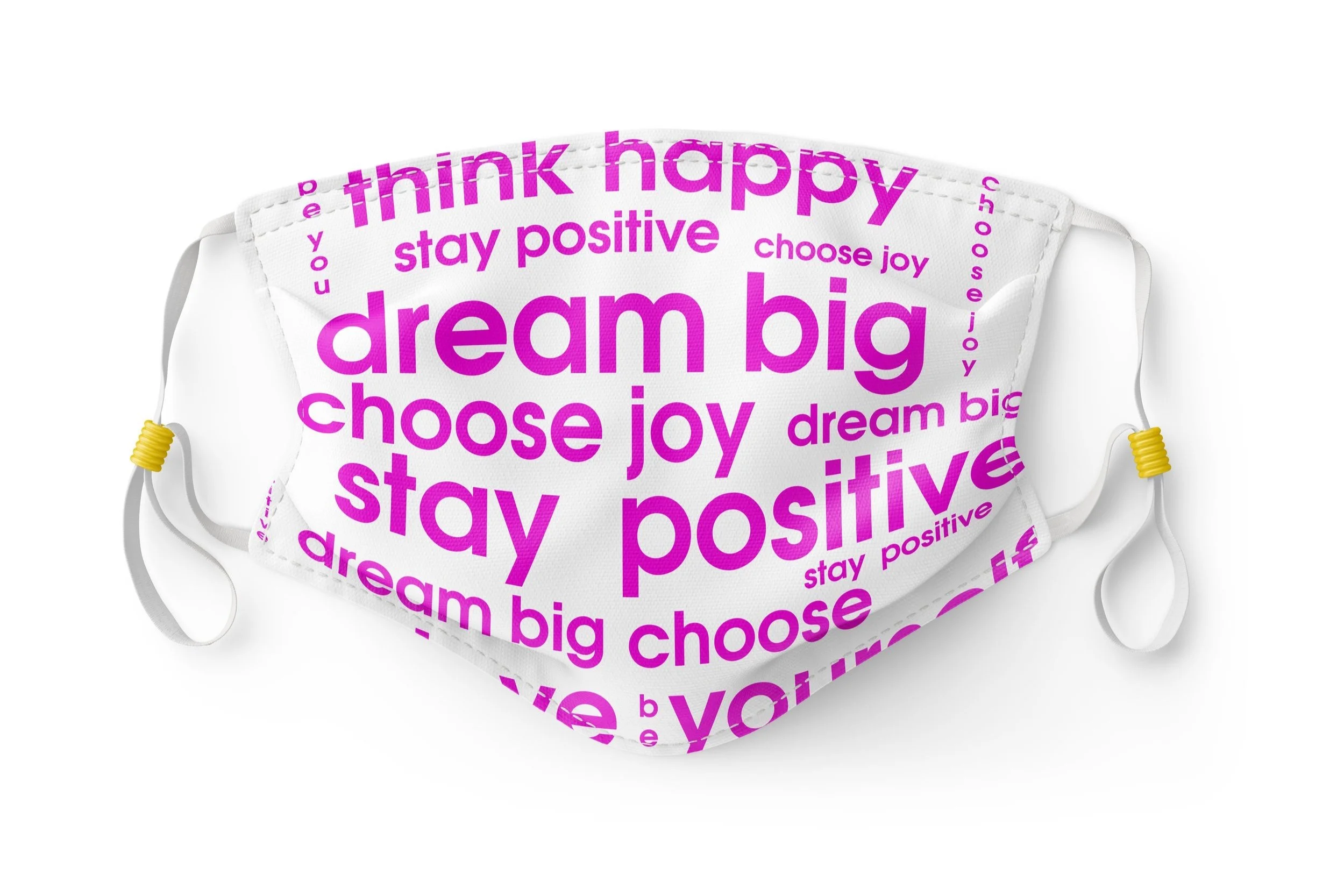 I have three different ideas of pattern. The first
one is gradient color composed of bright color
elements. The second one is type pattern,
which uses some more positive quotes. For
example, keep going, live on the bright side,
and the third is emoji