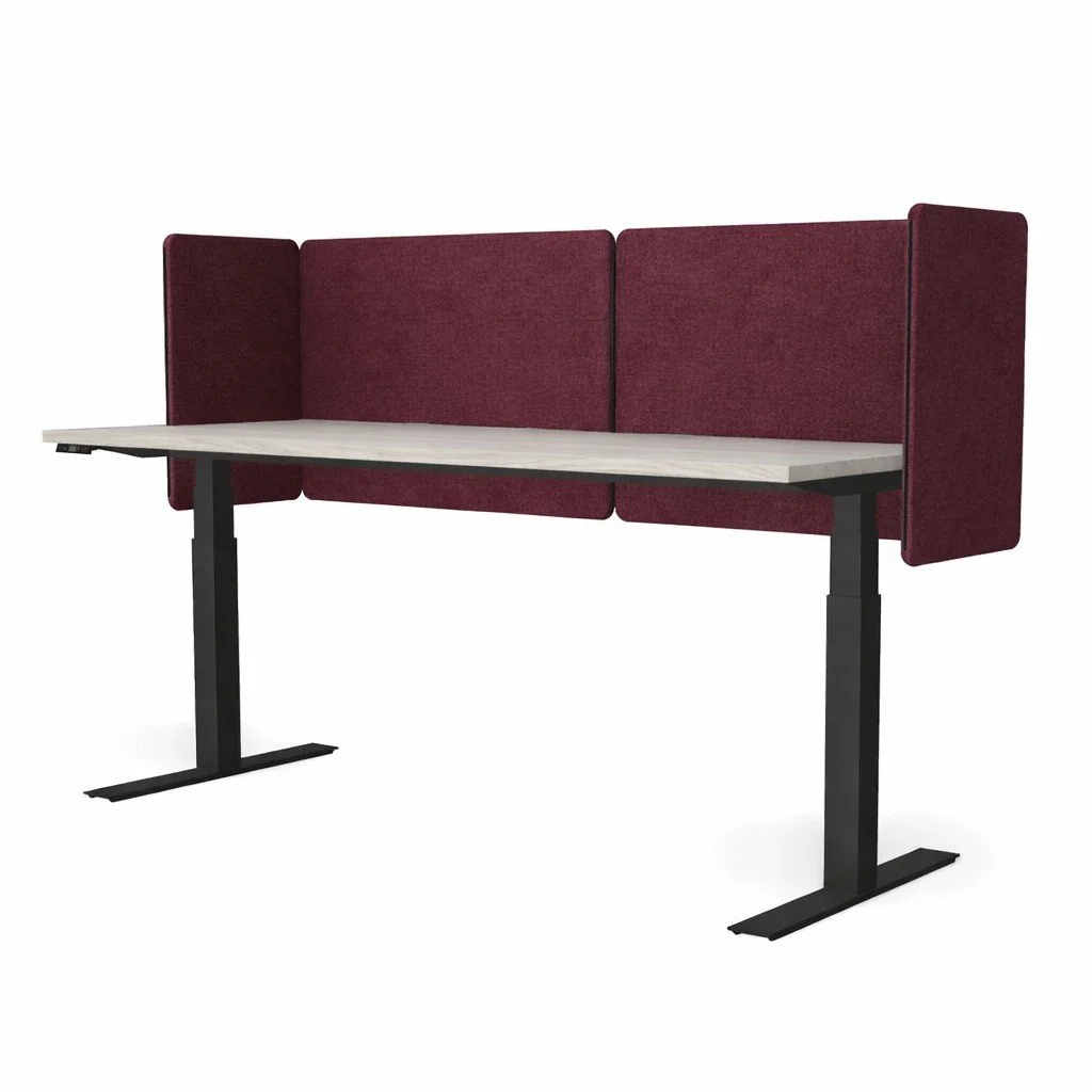Zippy Flex Upholstered - Desk Hung
