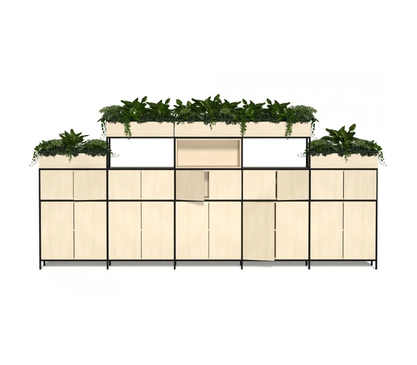 Rhode Modular 2 Bay 2000H Maple 50-MS2BAYKIT004.jpg