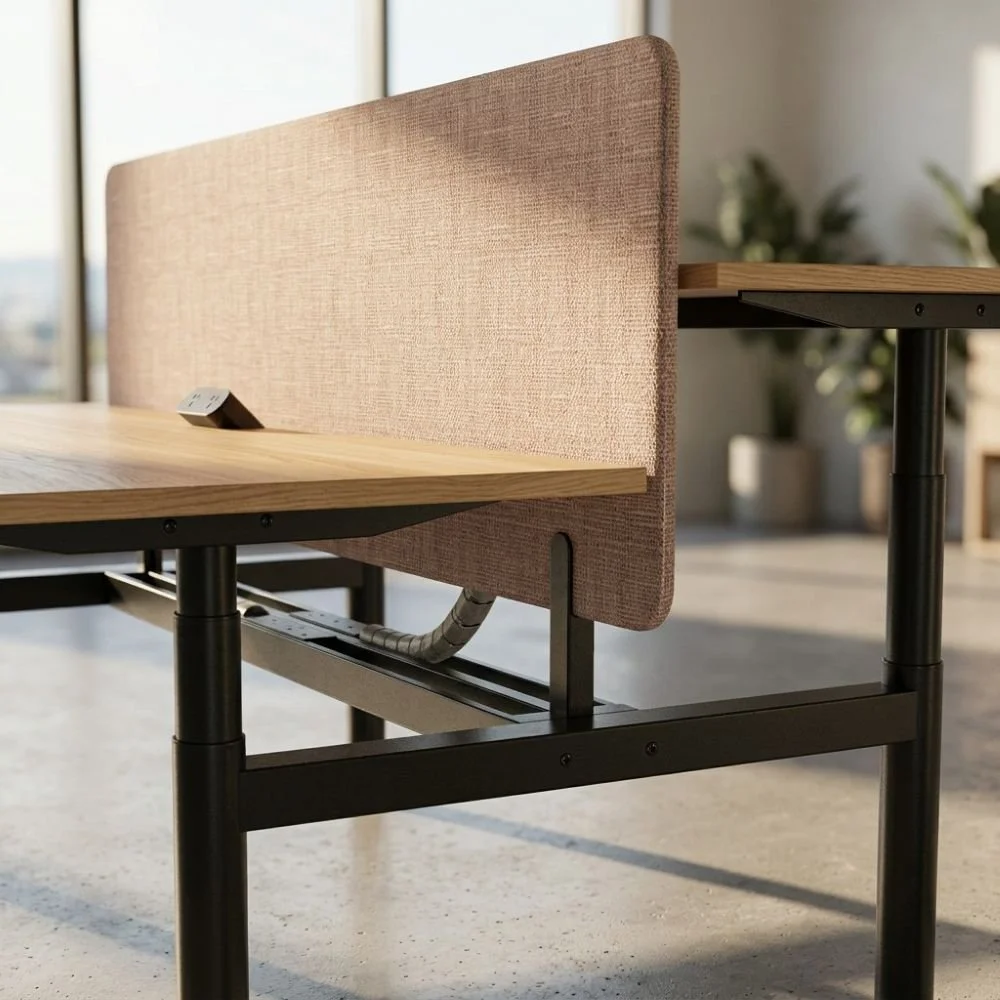 Deuce Upholstered B2B Shared Screens