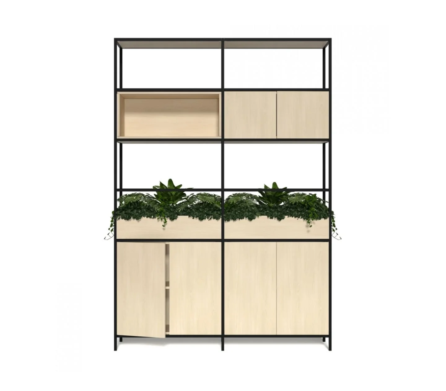 Rhode Modular 2 Bay 2000H 50-MS2BAYCZ004 Maple.jpg