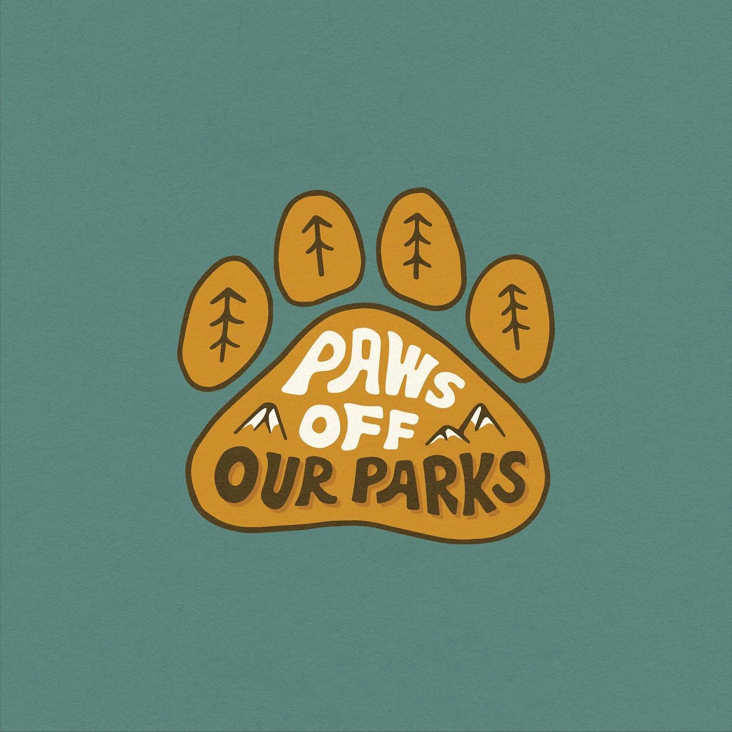 Some designs created for @doggiediggz! 
📸: @herandahusk 
.
.
.
#travelingbeardesign #graphicdesign #illustration #illustree #handlettering #protectourparks #naturedesign