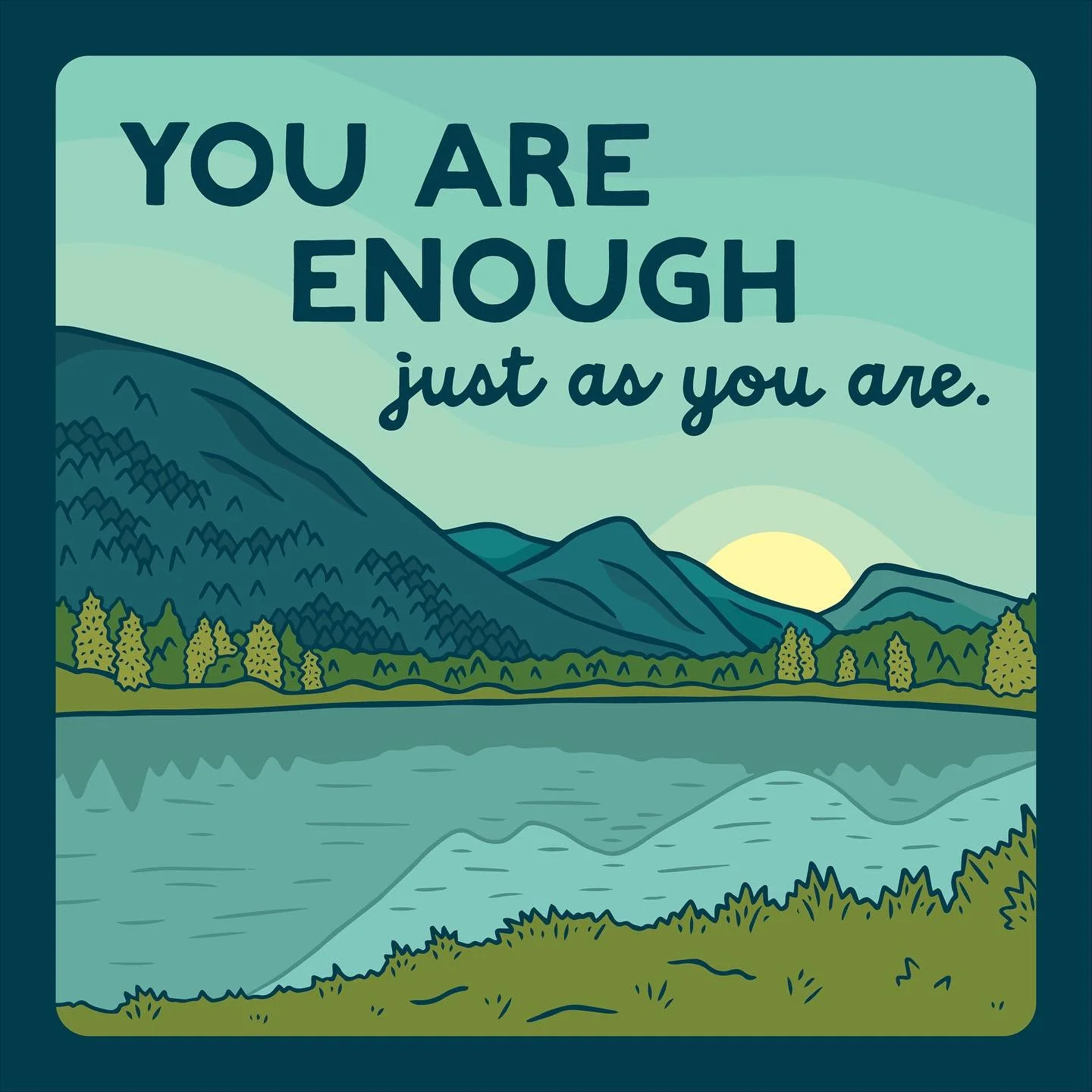 These affirmations were designed for @choosetolivedotorg 💙 Alicia does amazing work advocating for mental health and suicide prevention. Check out her website, a portion of the proceeds go to support Pikes Peak Suicide Prevention Partnership!
.
.
.
