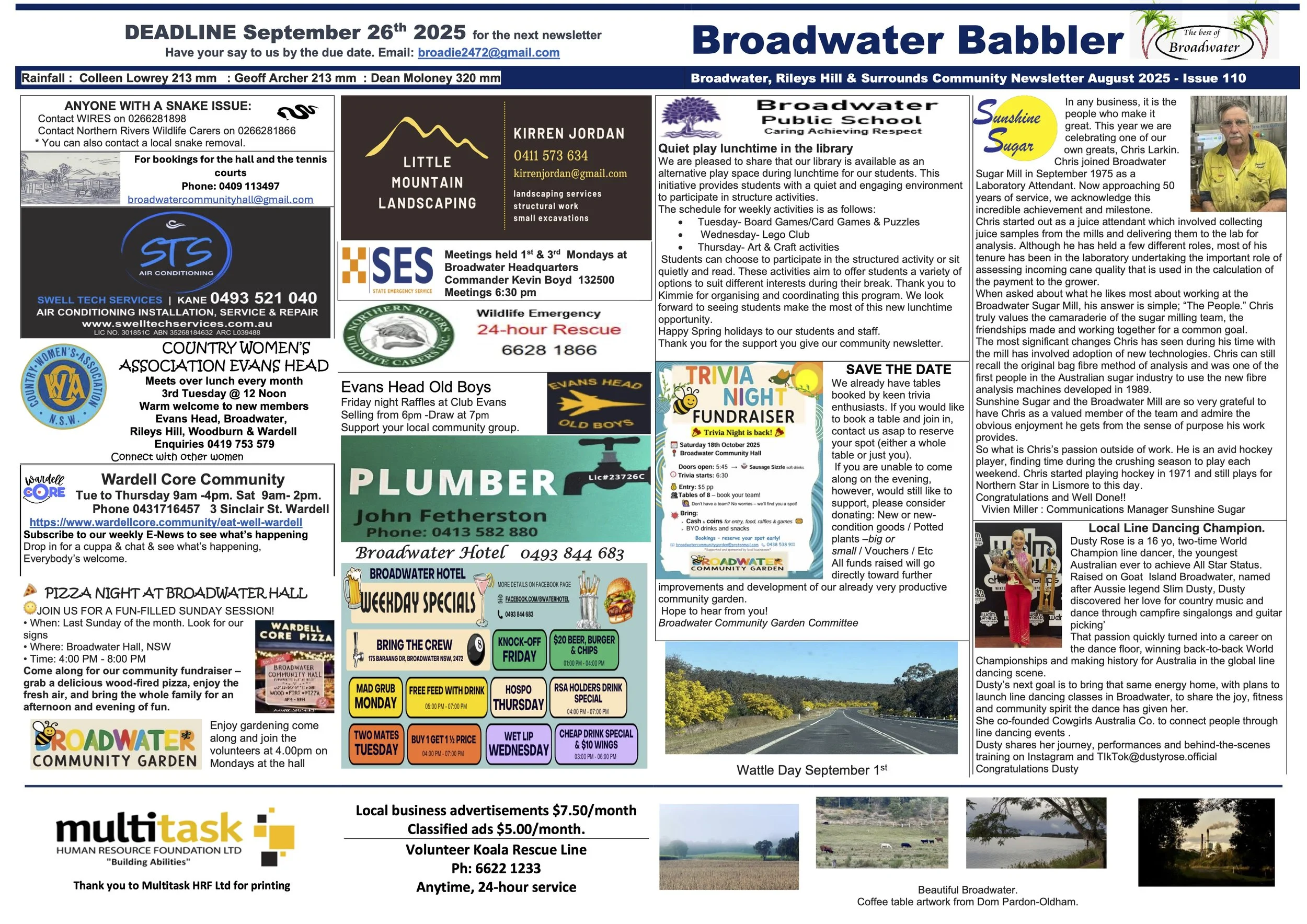 Broadwater Babbler - Aug 2025