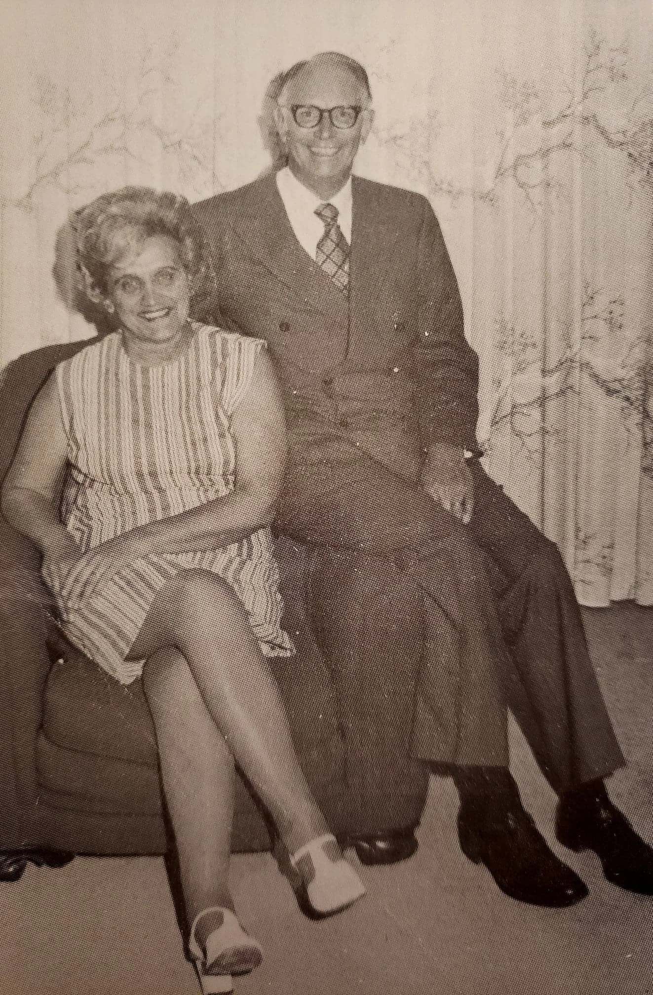 Rev & Mrs Albert Mansen 1939-45