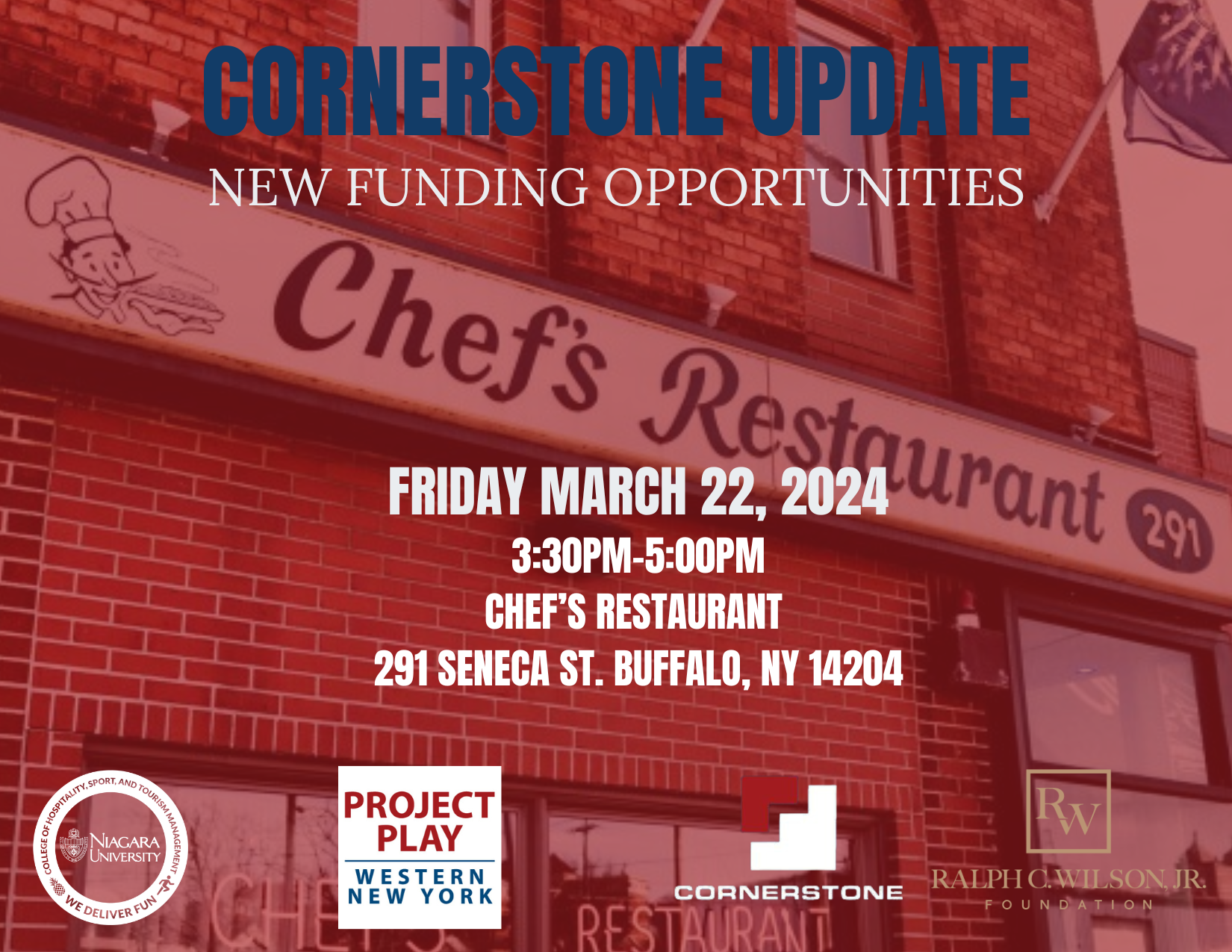 Cornerstone Update Event: New Funding Opportunities