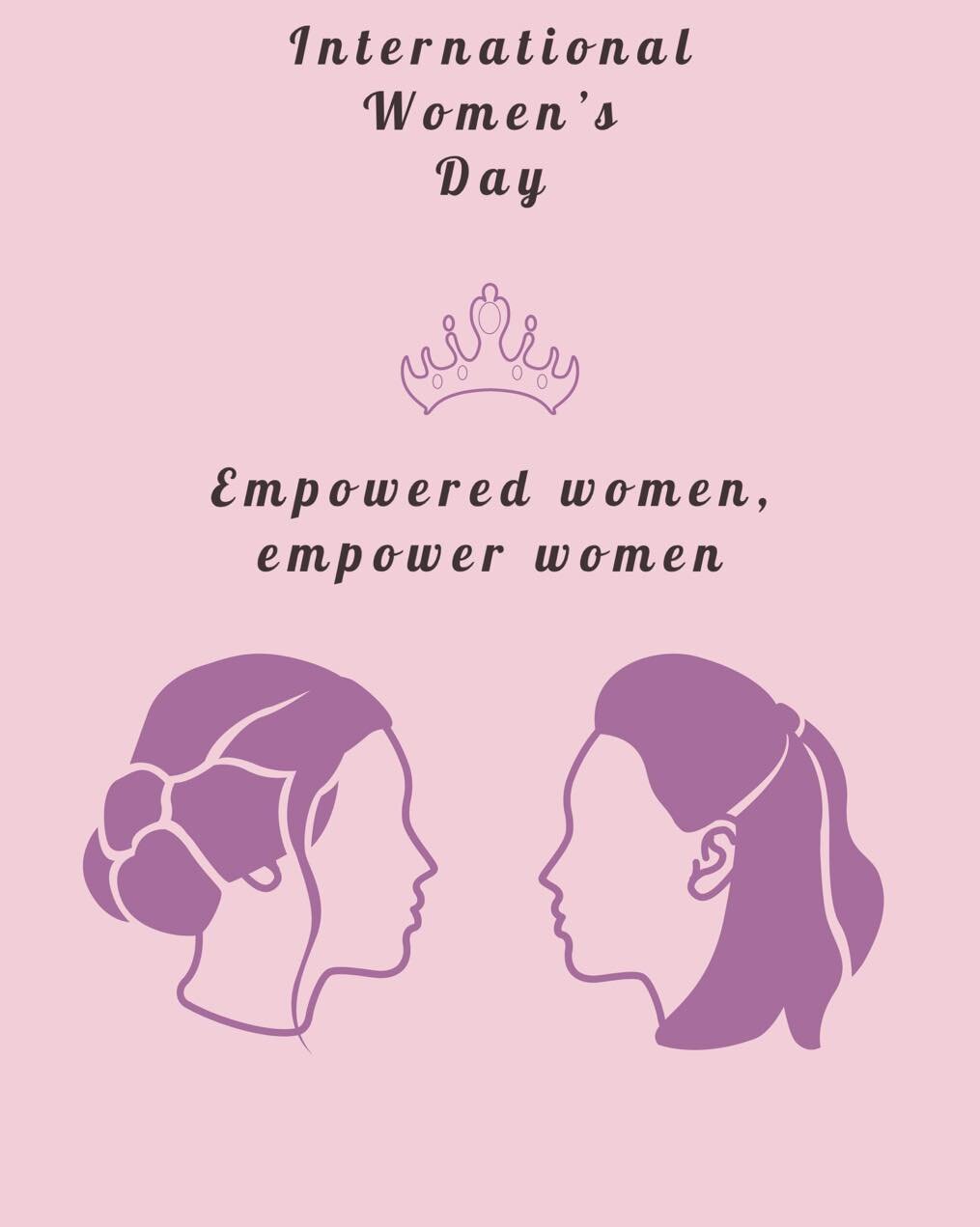 8 March 2024
International Women&rsquo;s Day 
&ldquo;The success of every woman should be the inspiration to another. We should raise each other up.&rdquo; Siena Williams