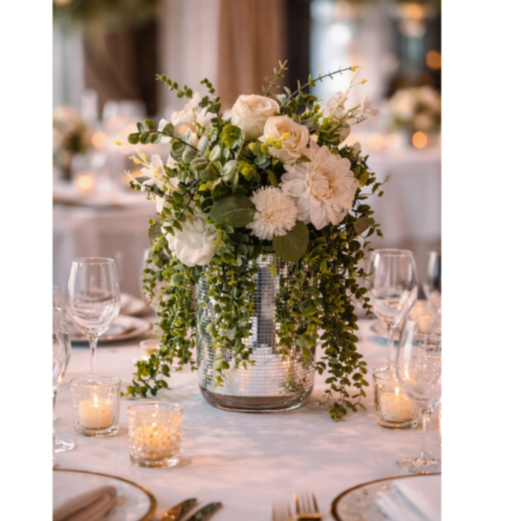 Large Disco Flower Vase (Qty:1) 