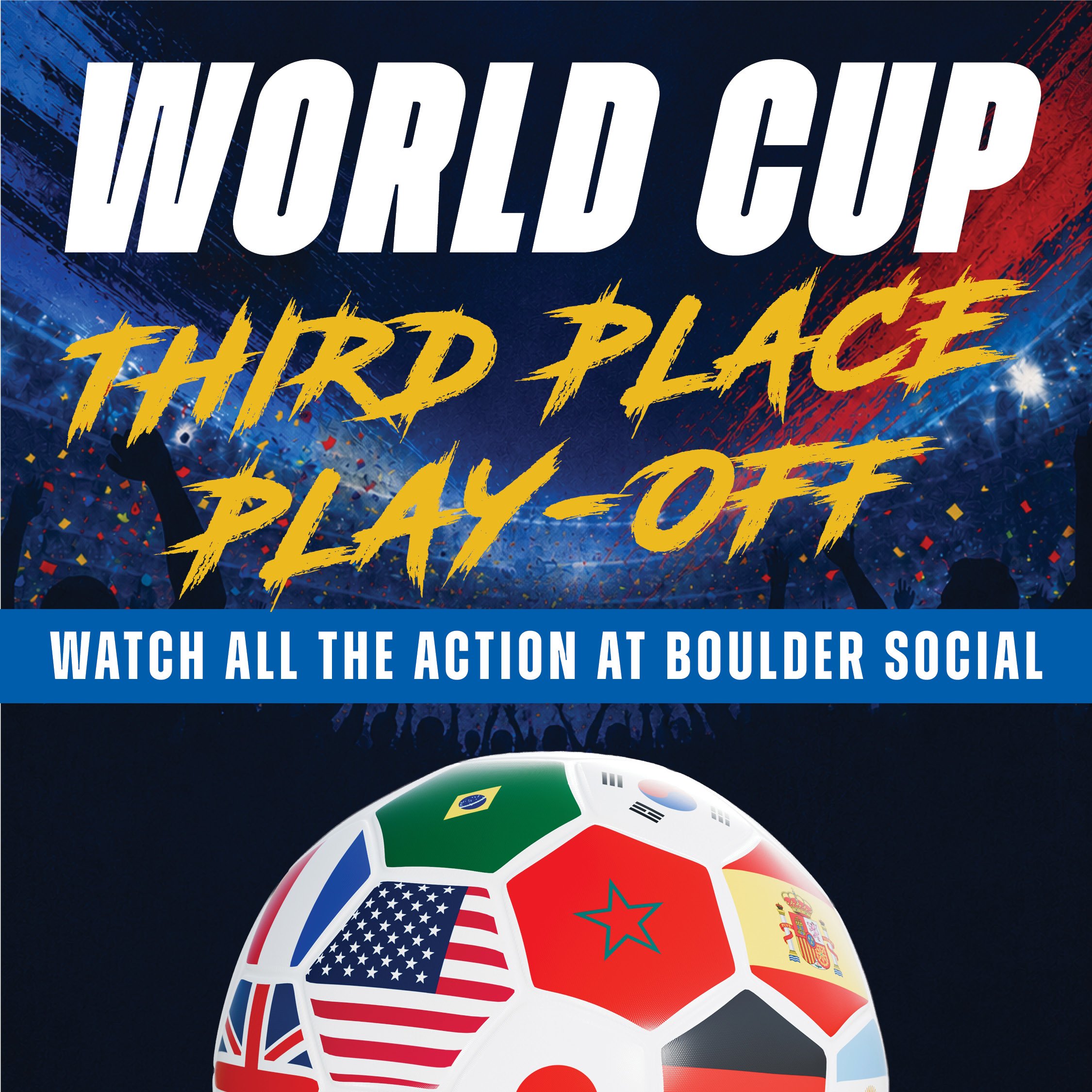 World Cup Third Place Play-Off France vs. England