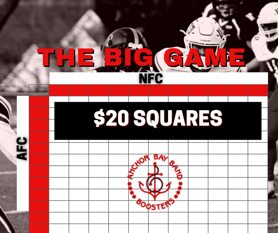 $20 Squares Sheet 1: Super Bowl