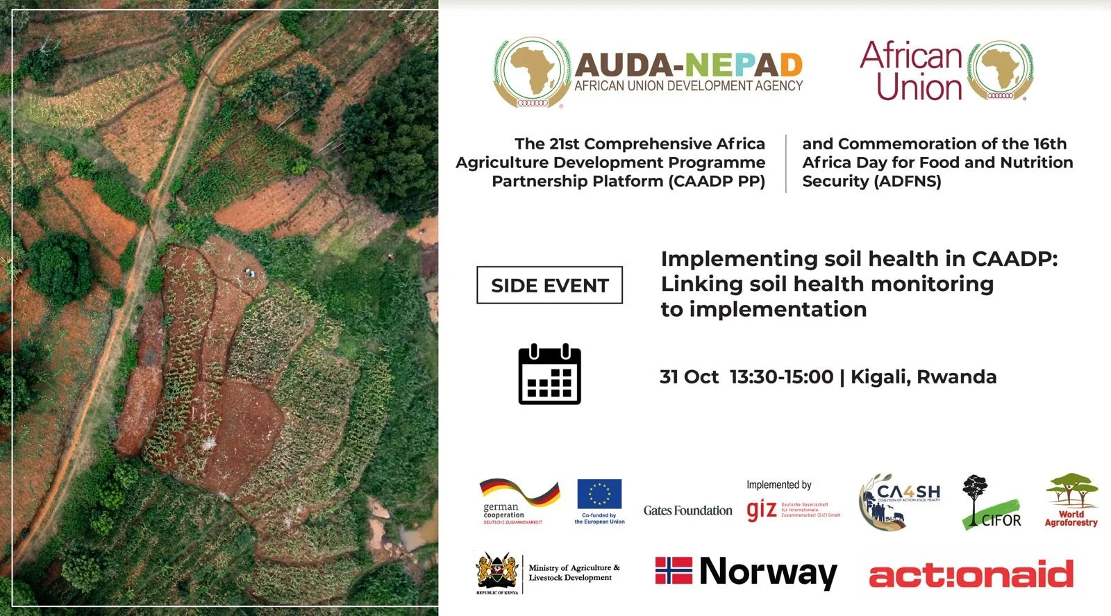 The 21st Comprehensive Africa Agriculture Development Programme Partnership Platform (CAADP PP) and Commemoration of the 16th Africa Day for Food and Nutrition Security (ADFNS)