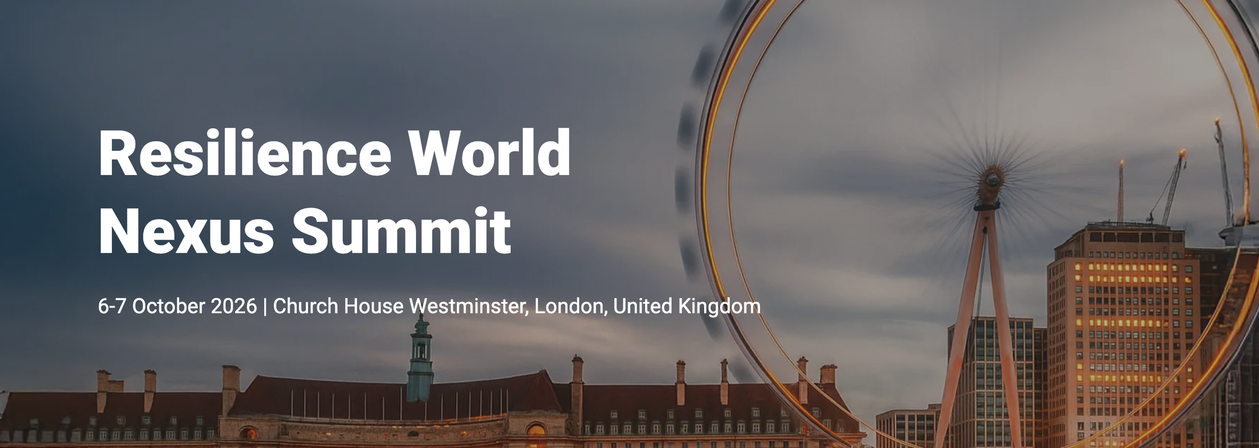 Resilience World Nexus (RWN) Summit 2026