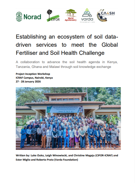 Project Inception Workshop Report: Establishing an ecosystem of soil data-driven services to meet the Global Fertiliser and Soil Health Challenge