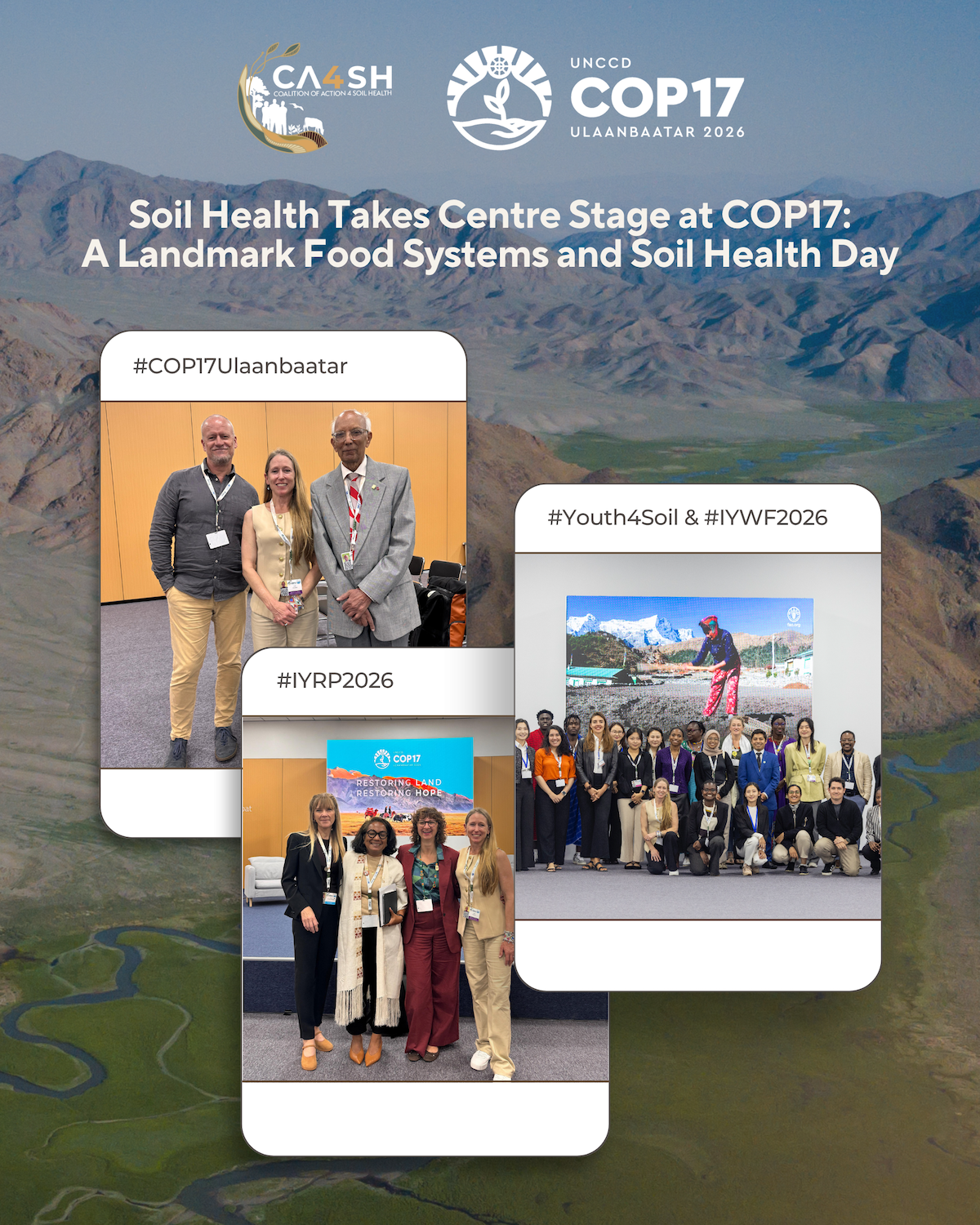 Soil Health Takes Centre Stage at COP17: A Landmark Food Systems and Soil Health Day