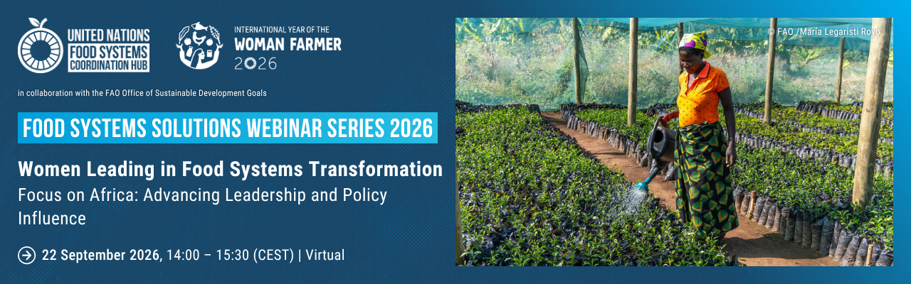 Food Systems Solutions Webinar Series 2026