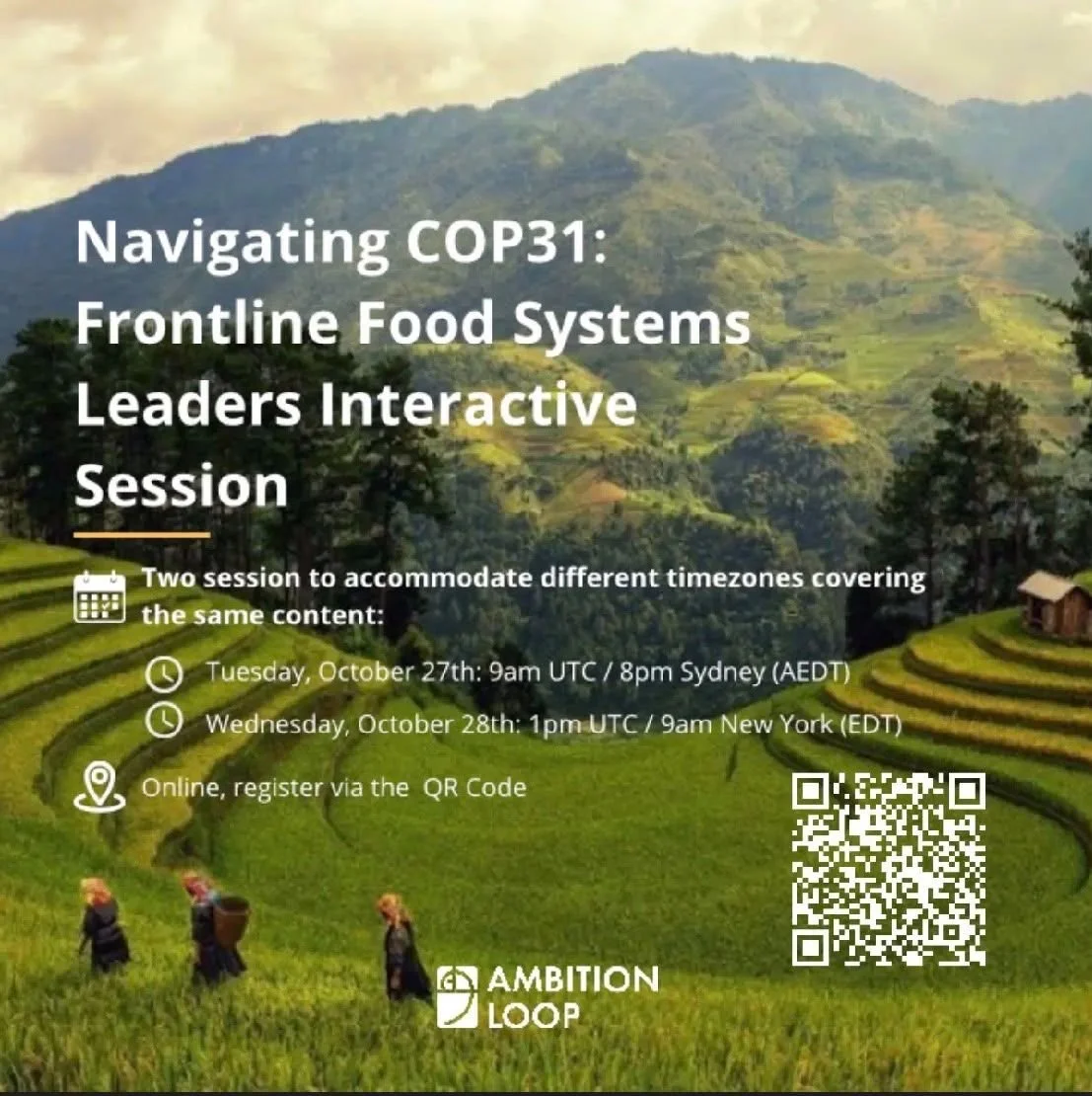 Navigating COP31: Frontline Food Systems Leaders Interactive Session